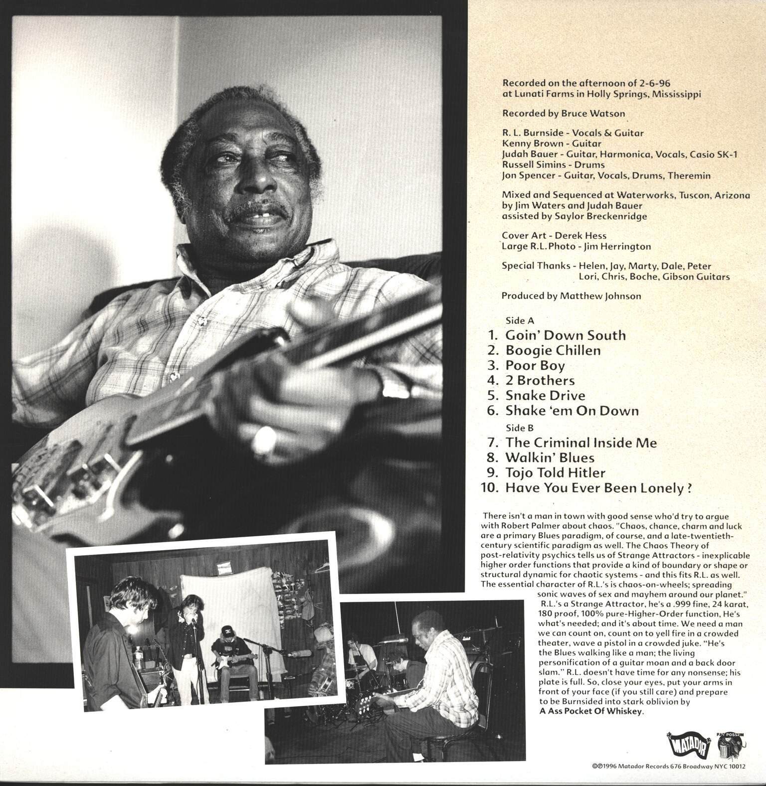 R.L. Burnside: A Ass Pocket Of Whiskey, LP (Vinyl)