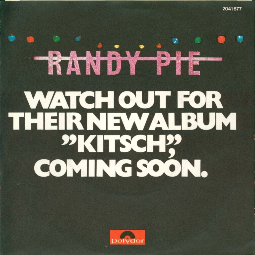 Randy Pie: I Am The Joker, 7" Single (Vinyl)