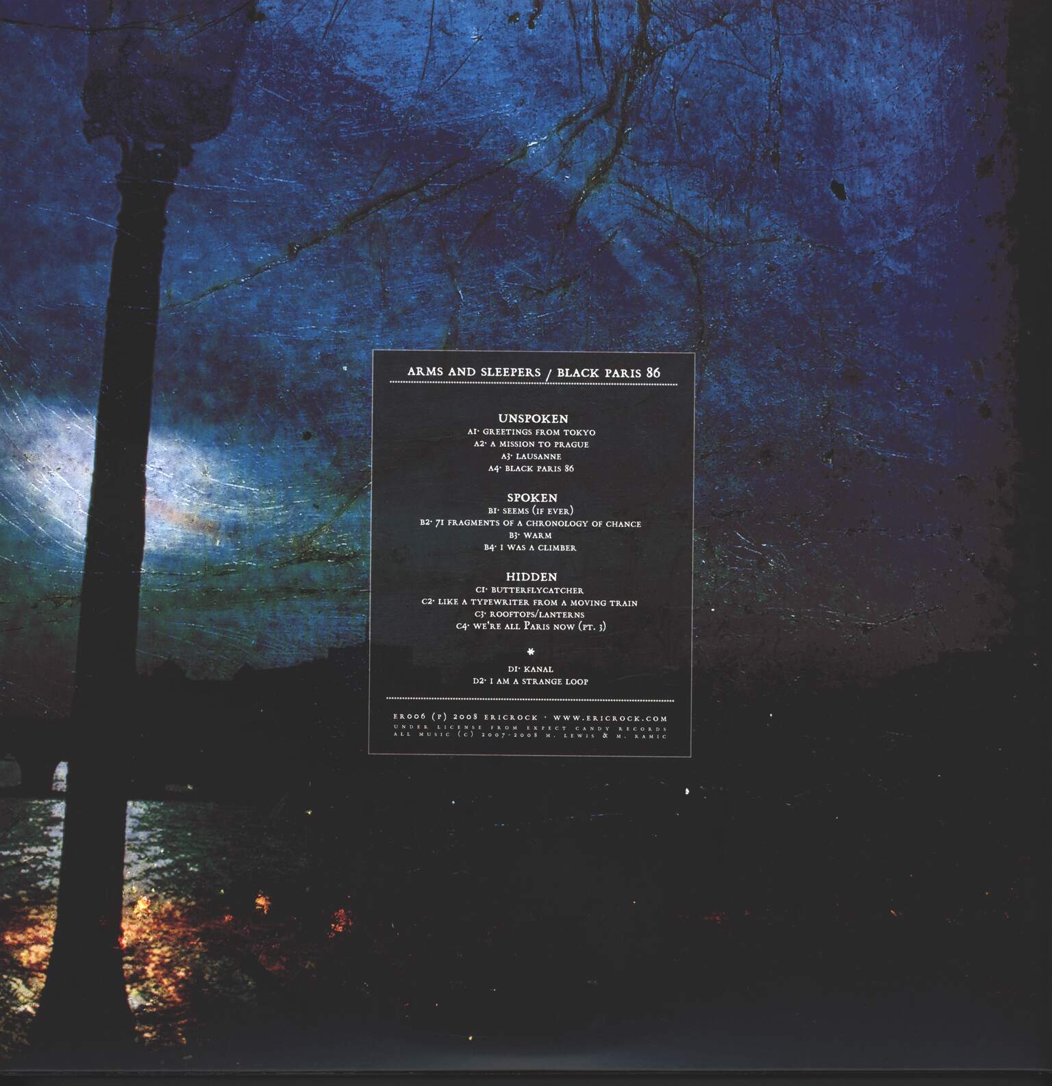 Arms And Sleepers: Black Paris 86, 2×LP (Vinyl)
