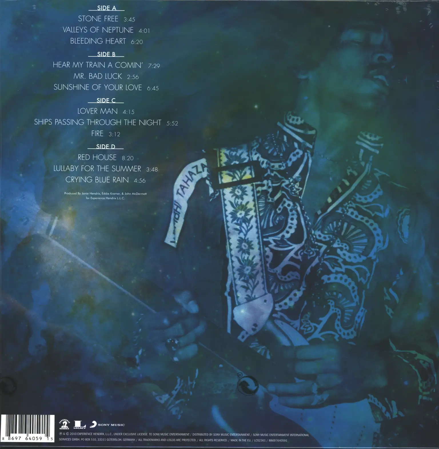 Jimi Hendrix: Valleys Of Neptune, 2×LP (Vinyl)