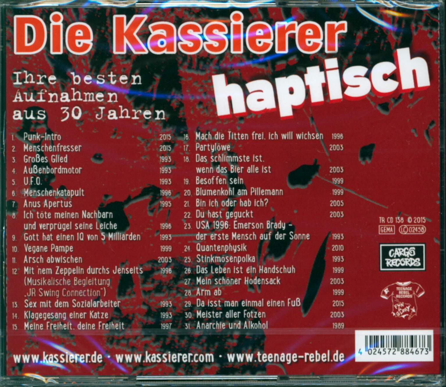 Die Kassierer: Haptisch - Ihre Besten Aufnahmen Aus 30 Jahren, CD