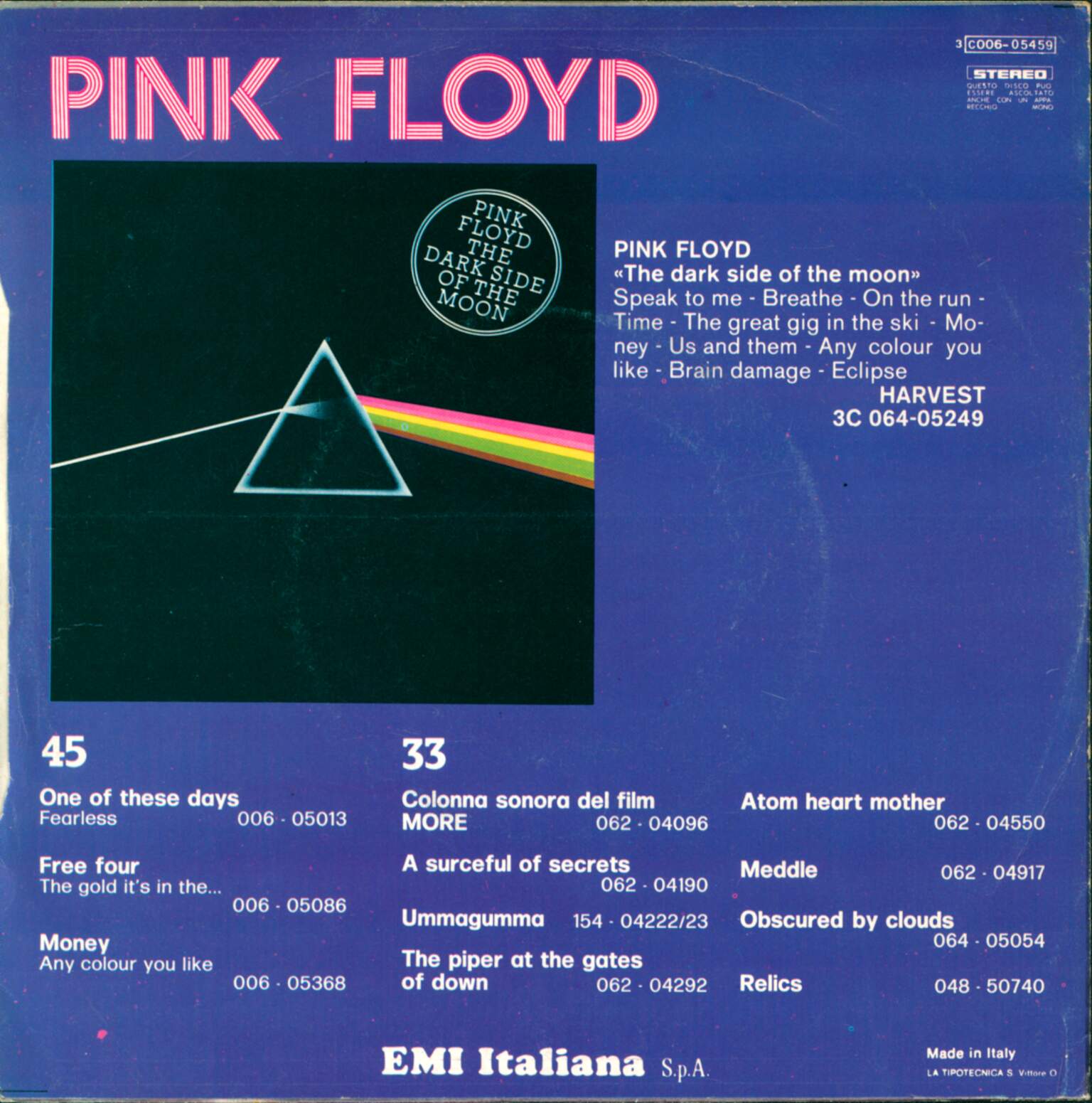 Pink Floyd: Point Me At The Sky, 7" Single (Vinyl)