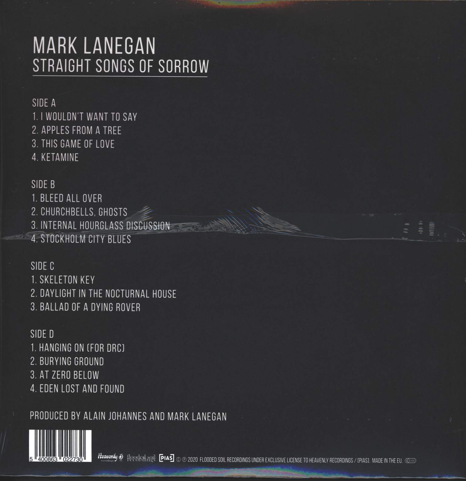 Mark Lanegan: Straight Songs Of Sorrow, 2×LP (Vinyl)