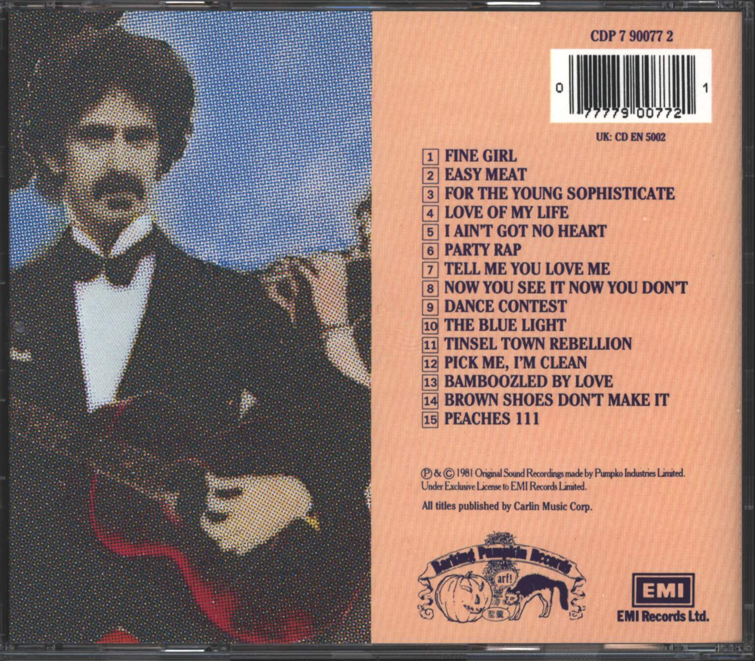 Frank Zappa: Tinseltown Rebellion, CD