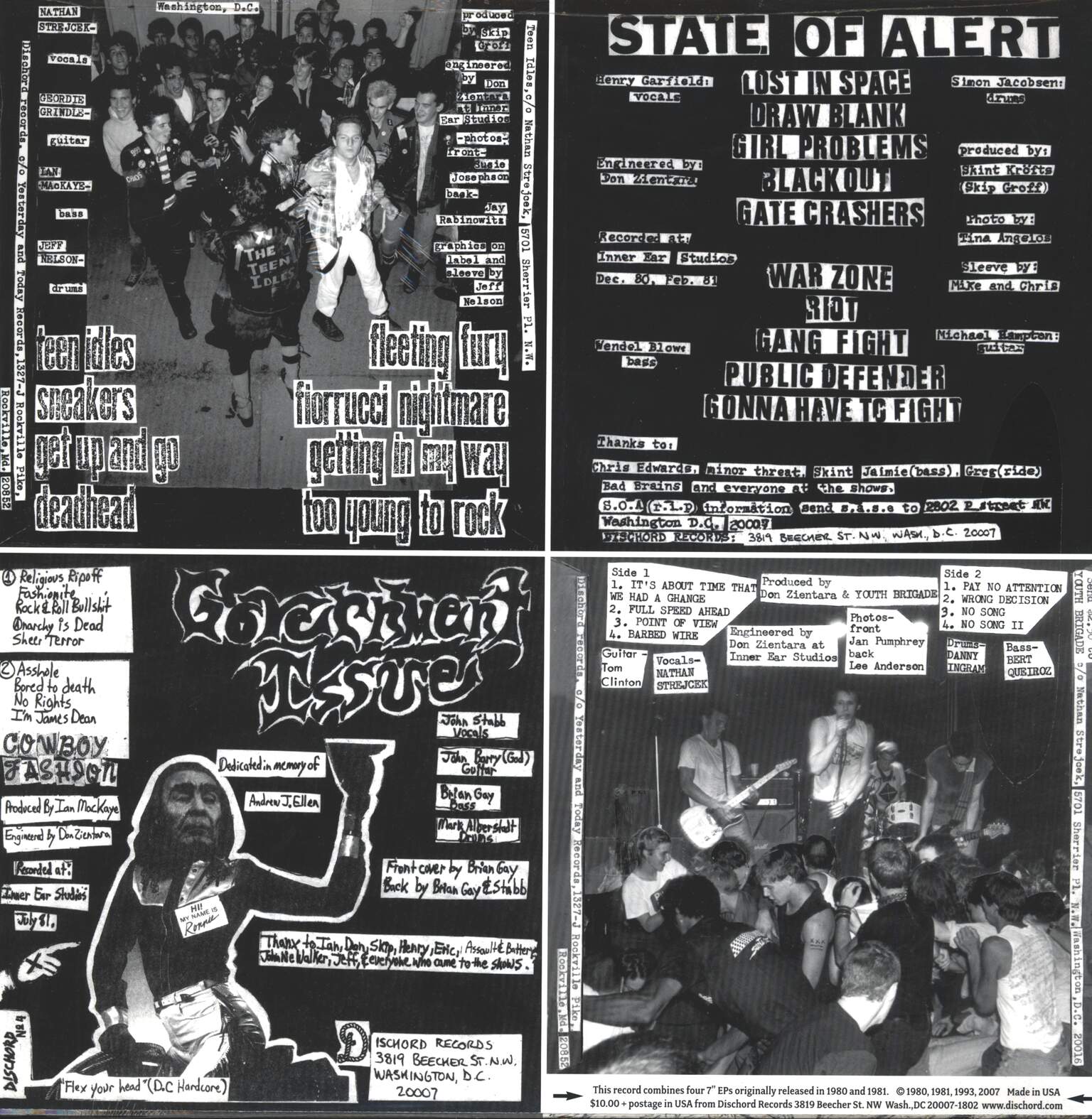 Various: Four Old Seven Inches On A Twelve Inch, LP (Vinyl)