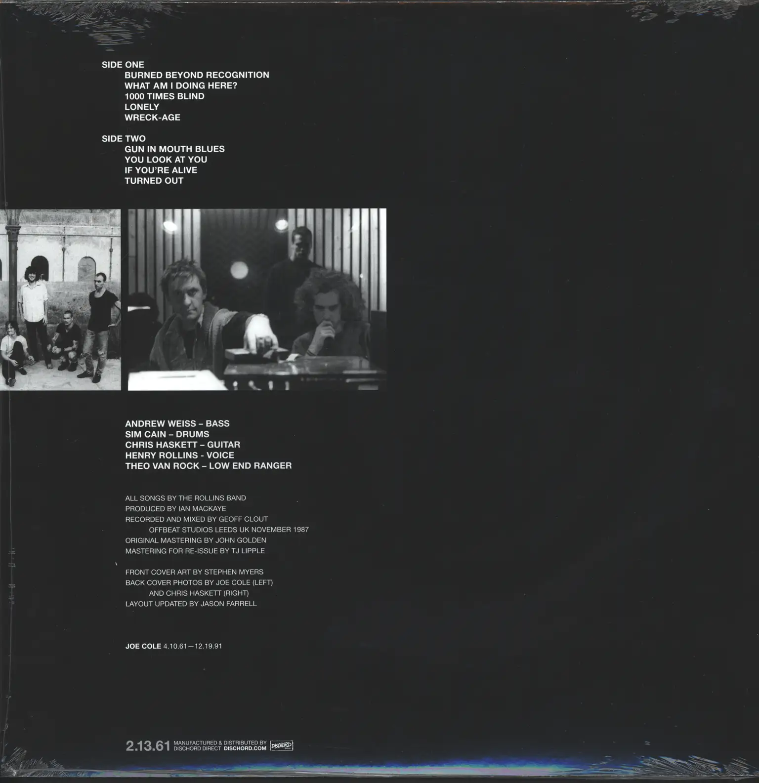 Rollins Band: Life Time, LP (Vinyl)