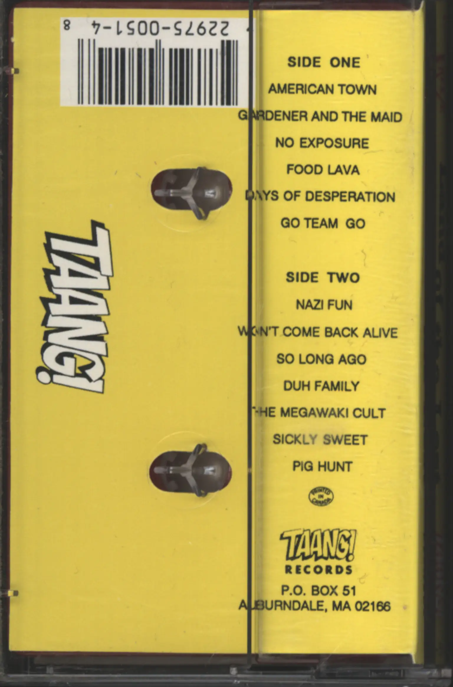 The Freeze: Land Of The Lost, Tape