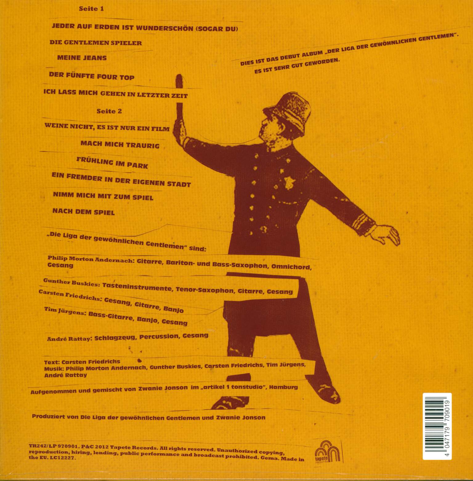Die Liga Der Gewöhnlichen Gentlemen: Jeder Auf Erden Ist Wunderschön, LP (Vinyl)