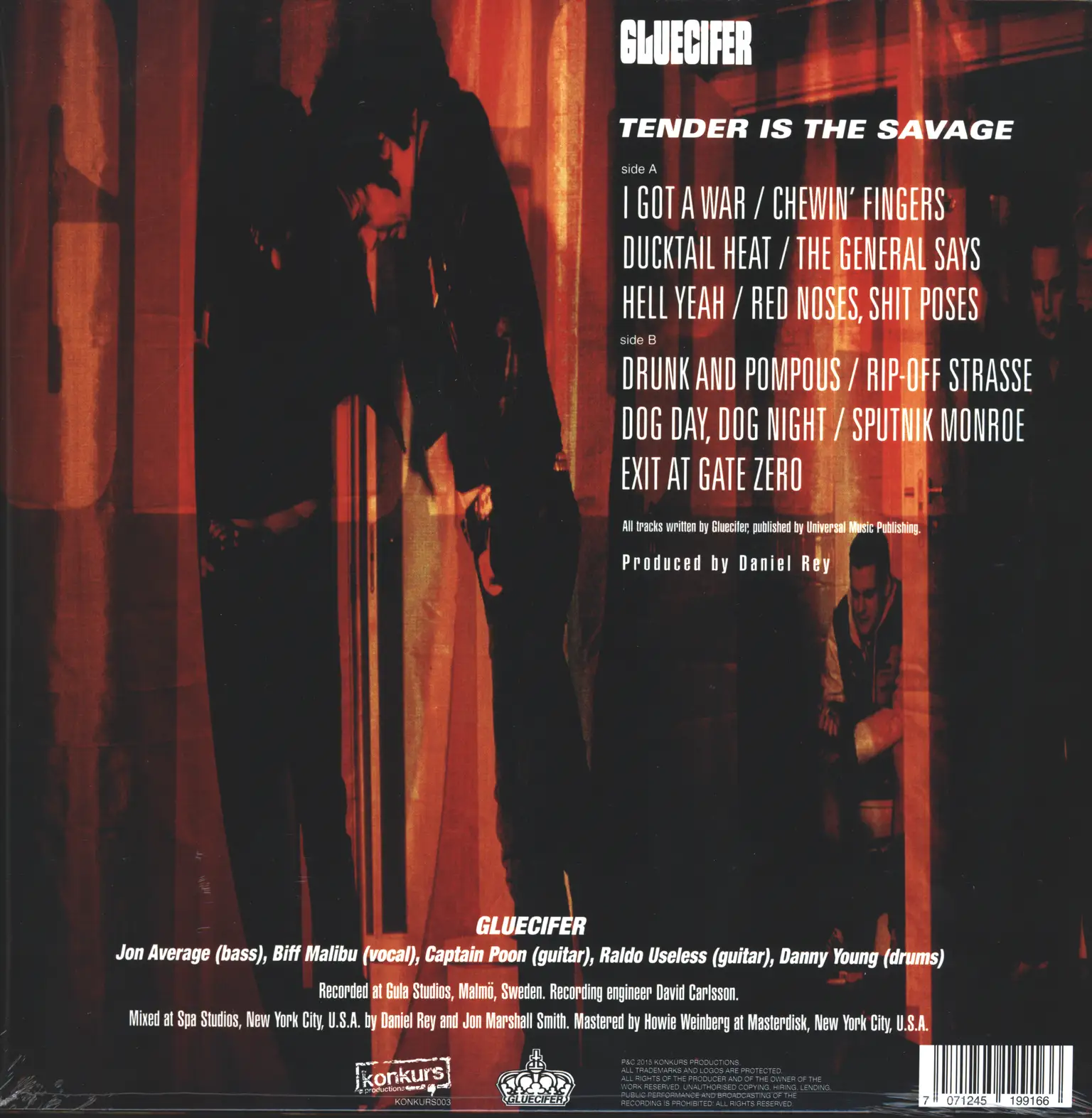 Gluecifer: Tender Is The Savage, LP (Vinyl)