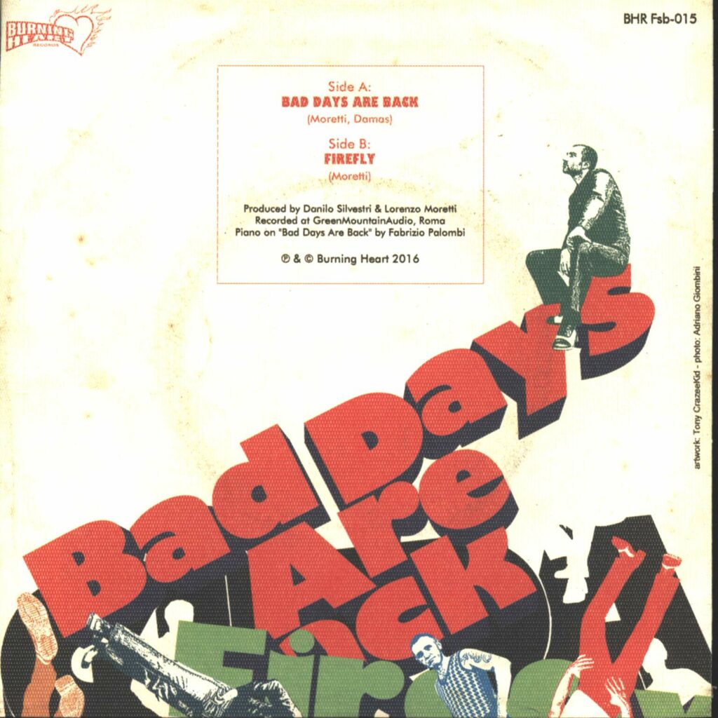 Giuda: Bad Days Are Back / Firefly, 7" Single (Vinyl)