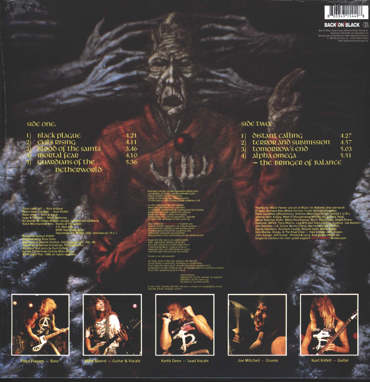 Holy Terror: Terror And Submission, LP (Vinyl)