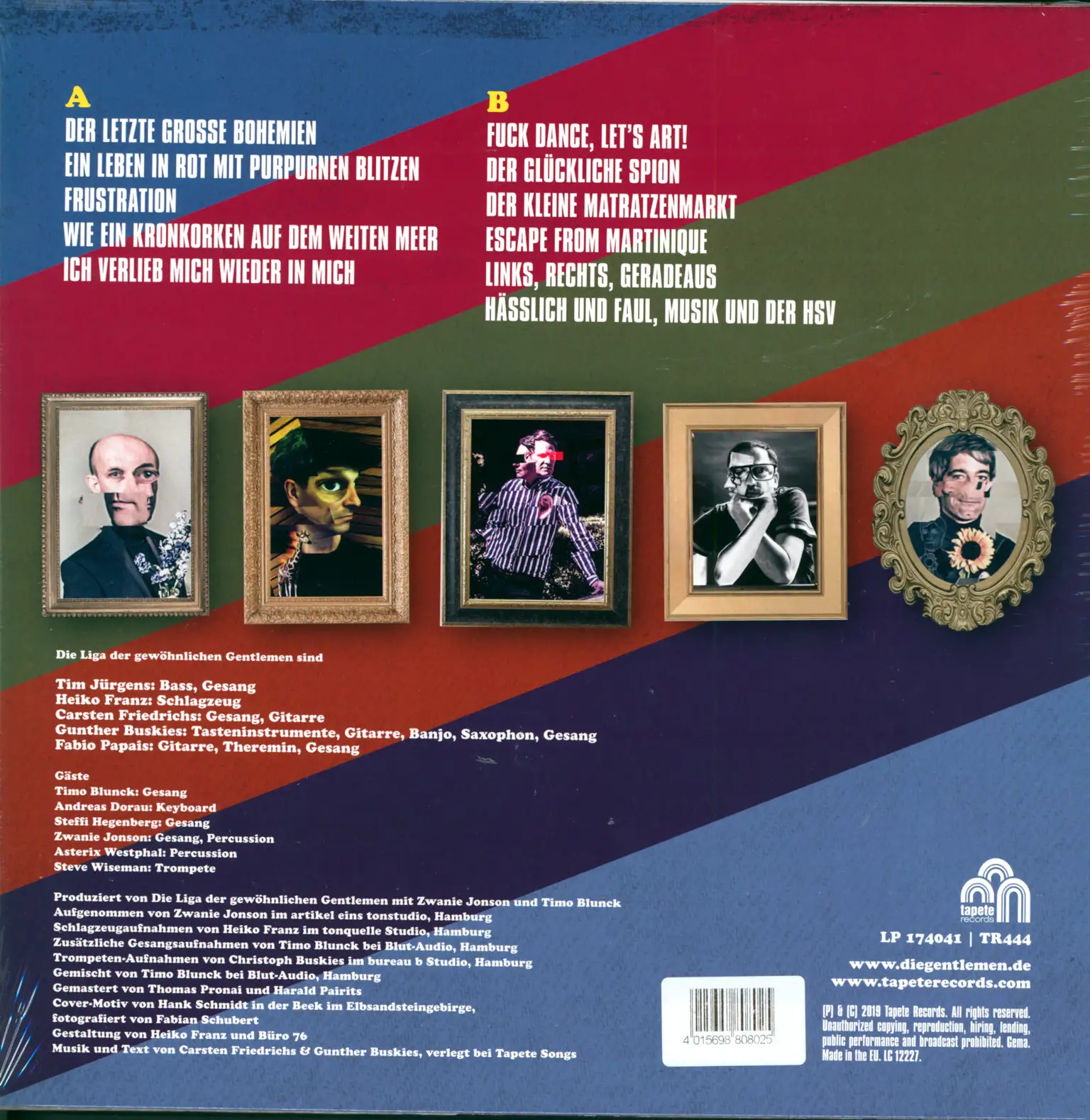 Die Liga Der Gewöhnlichen Gentlemen: Fuck Dance, Let's Art!, LP (Vinyl)