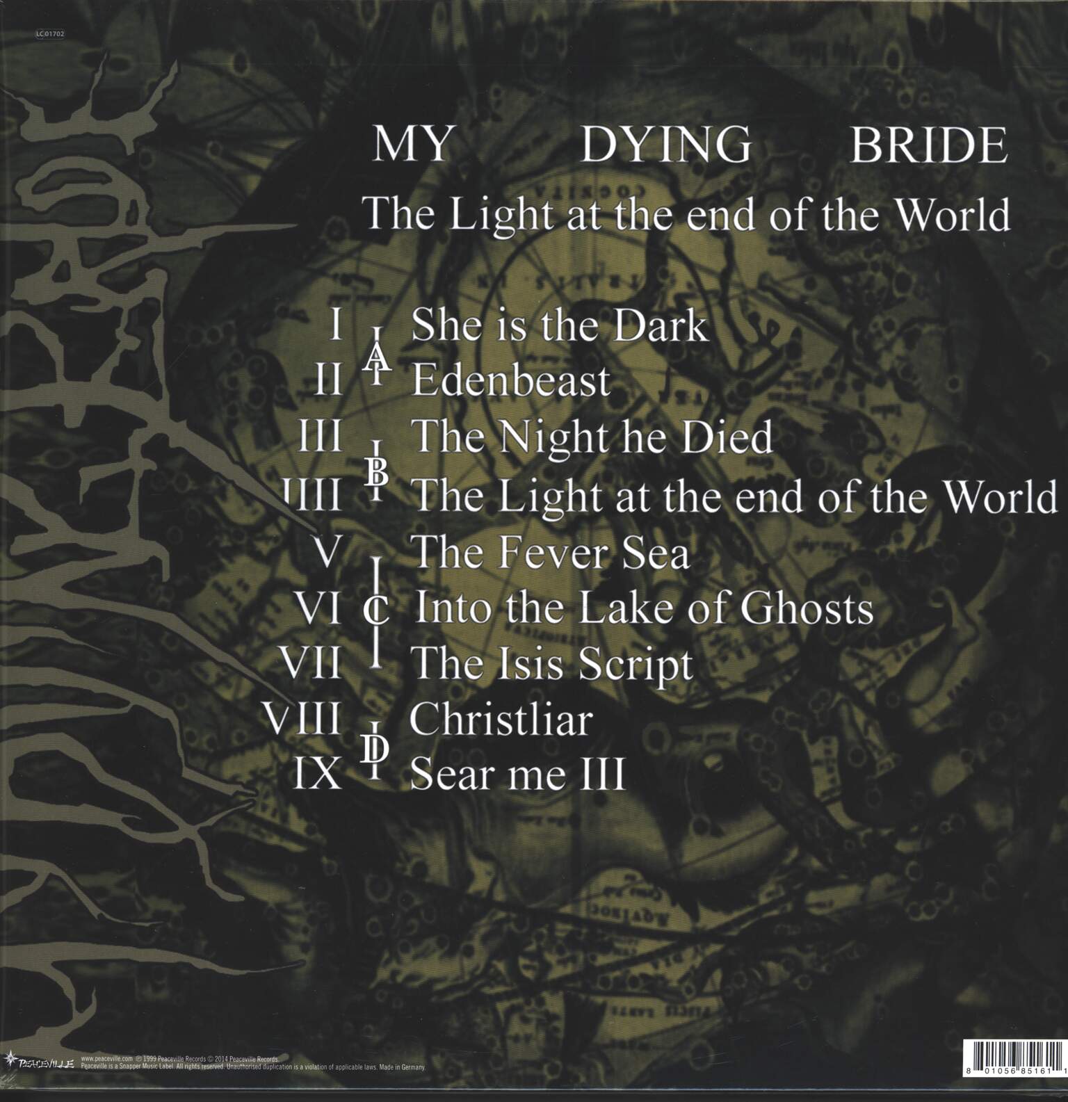 My Dying Bride: The Light At The End Of The World, 2×LP (Vinyl)