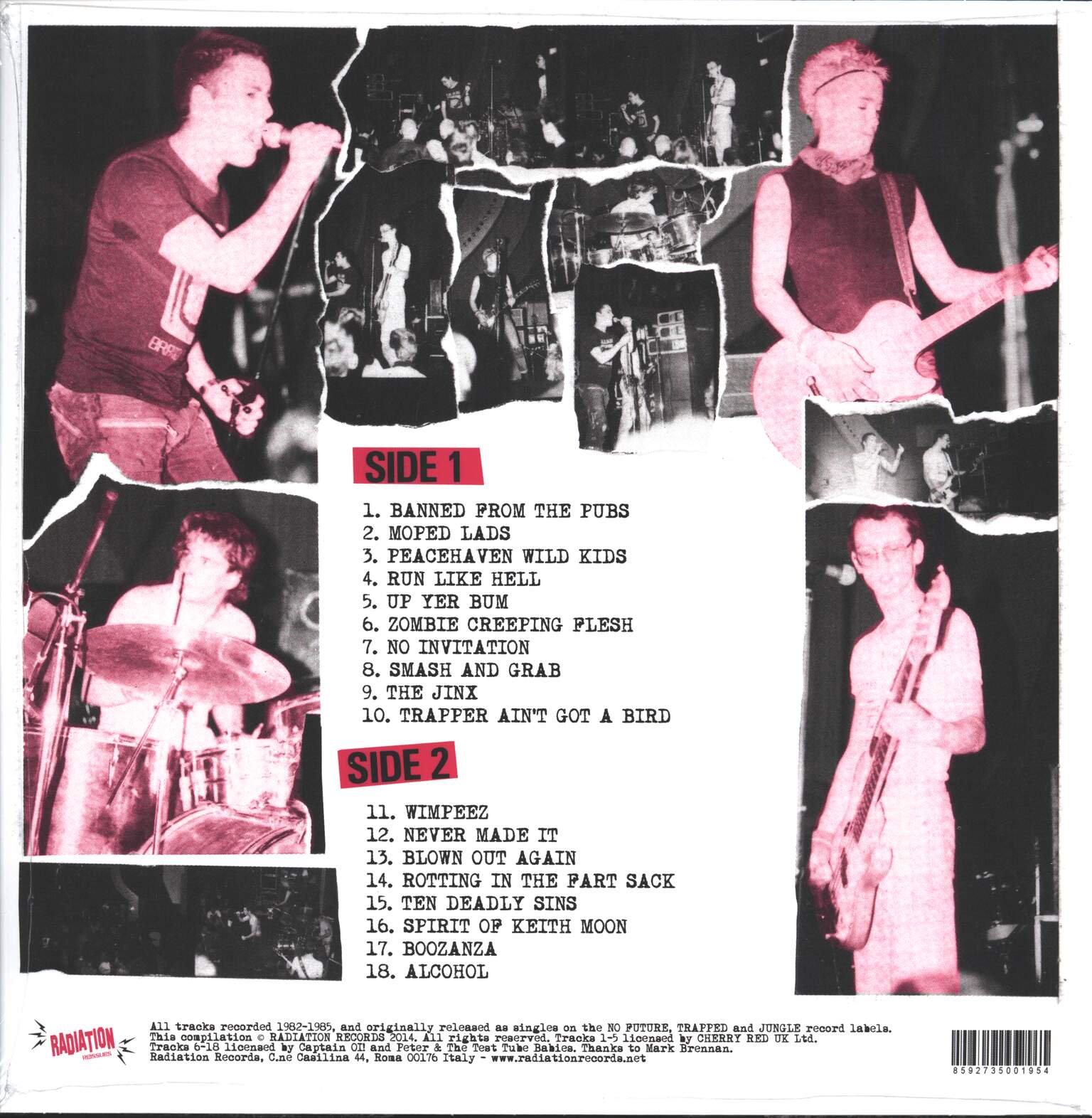 Peter And The Test Tube Babies: The Punk Singles Collection, LP (Vinyl)