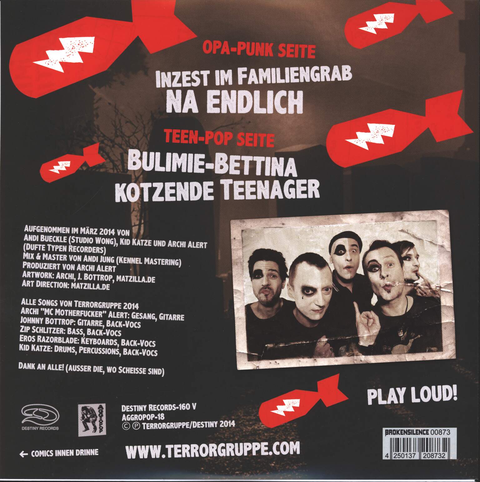 Terrorgruppe: Inzest Im Familiengrab, 10" Vinyl EP