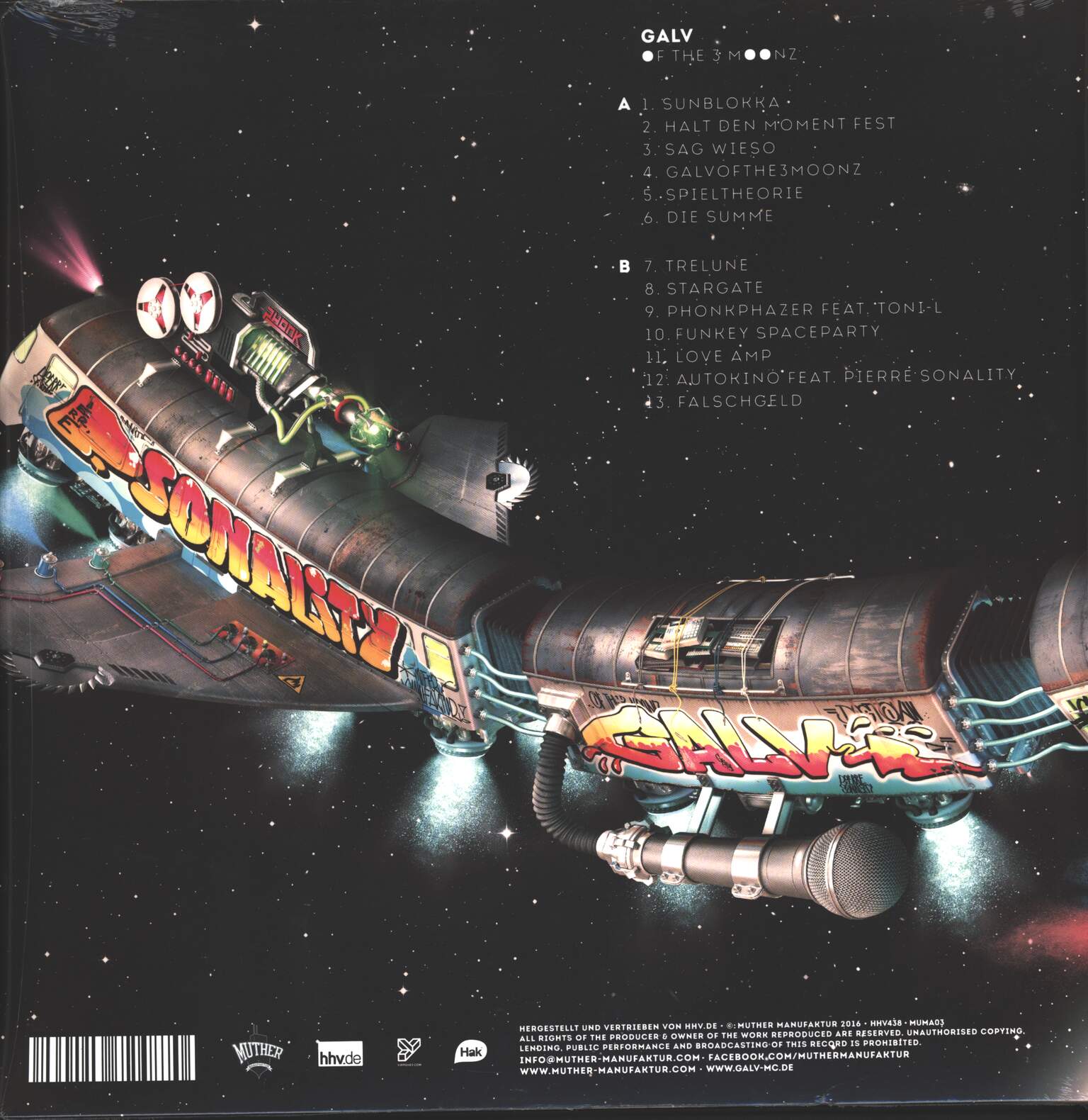 Galv: Of The 3 Moonz, LP (Vinyl)
