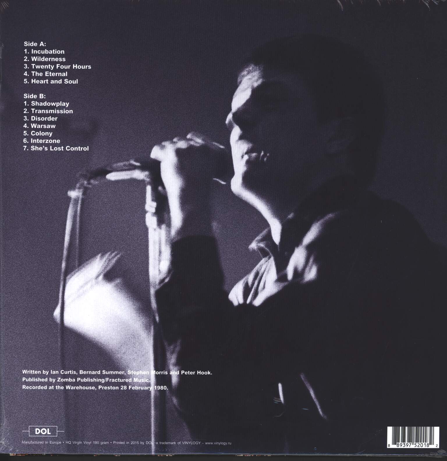 Joy Division: Preston, 28 February 1980, LP (Vinyl)