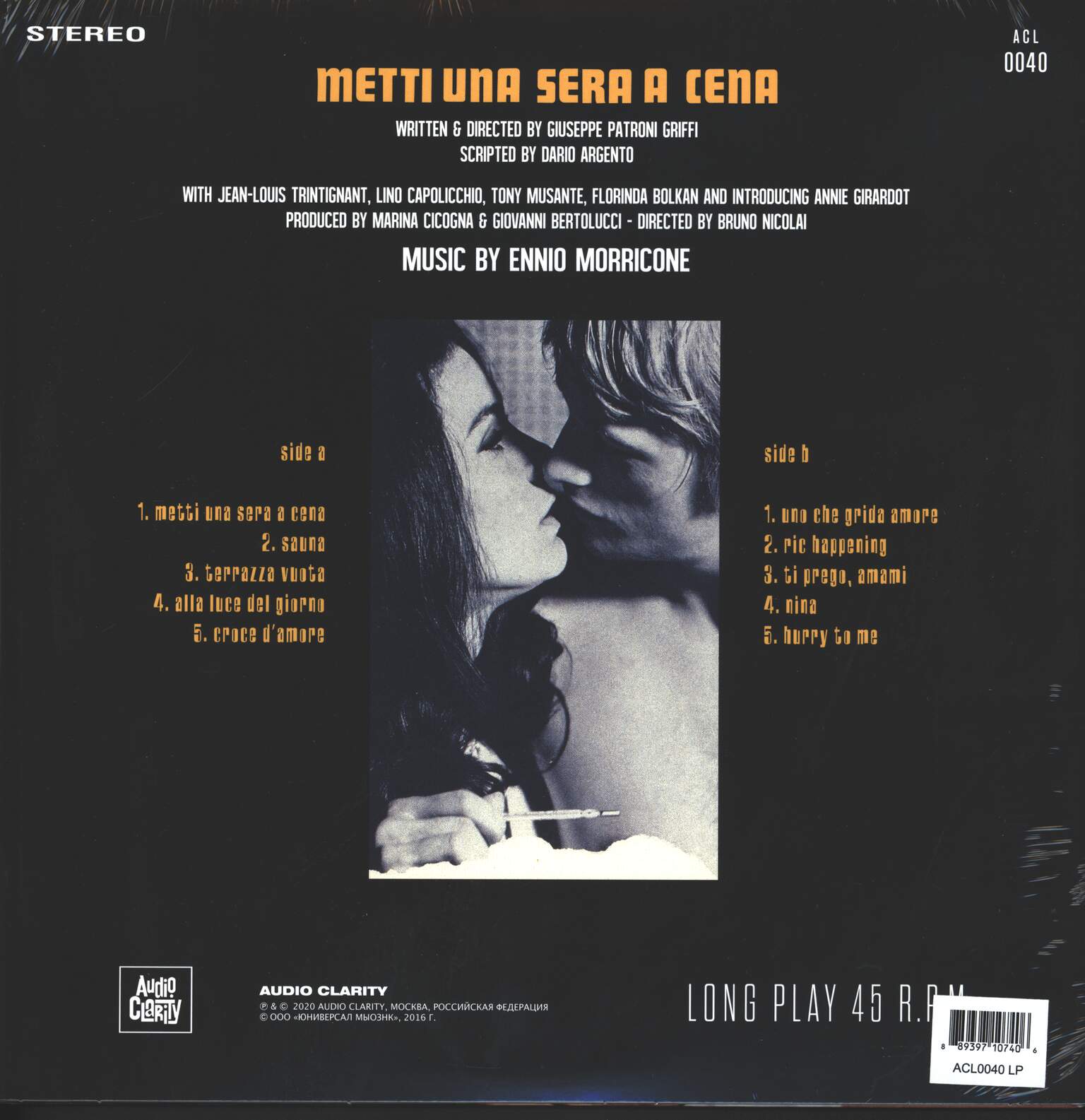 Ennio Morricone: Metti Una Sera A Cena, LP (Vinyl)