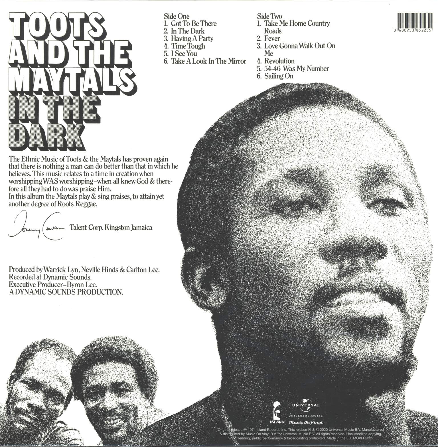 Toots & the Maytals: In The Dark, LP (Vinyl)