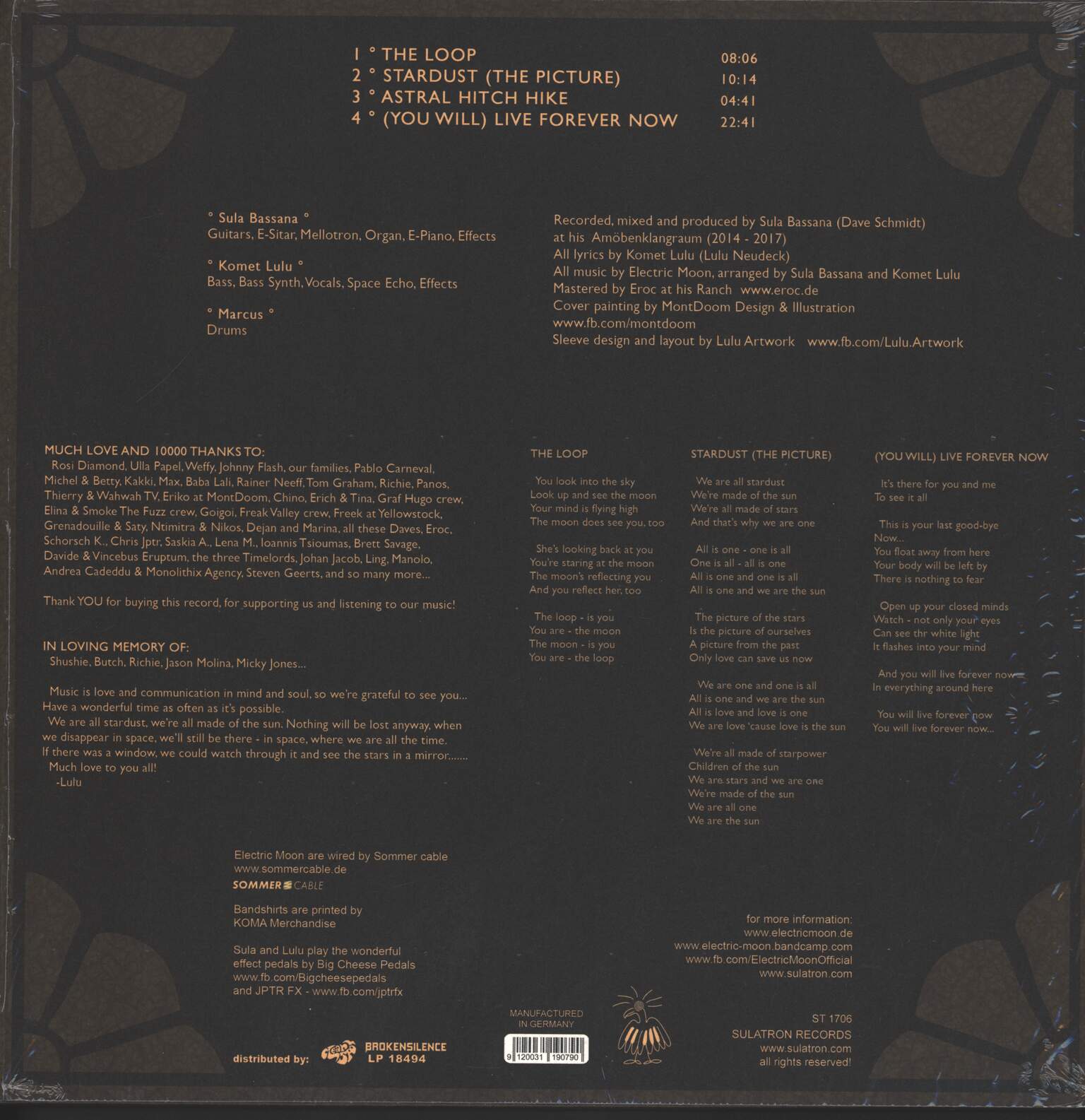 Electric Moon: Stardust Rituals, LP (Vinyl)