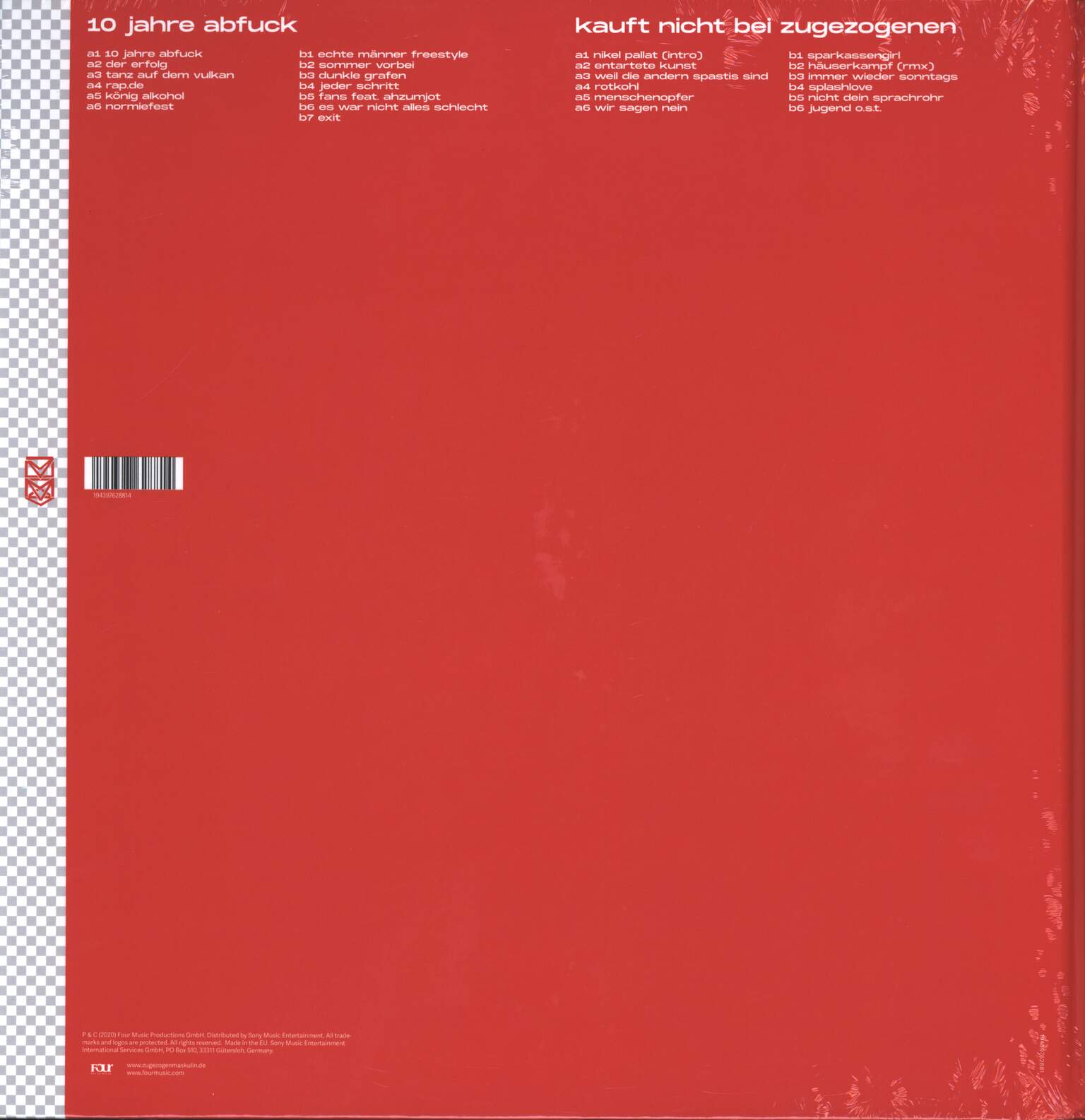 Zugezogen Maskulin: 10 Jahre Abfuck / Kauft nicht bei Zugezogenen, 2×LP (Vinyl)