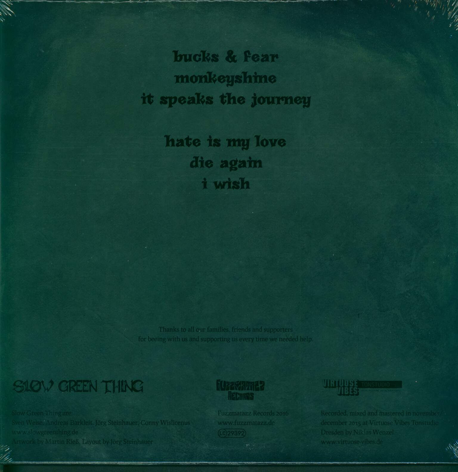 Slow Green Thing: II, LP (Vinyl)