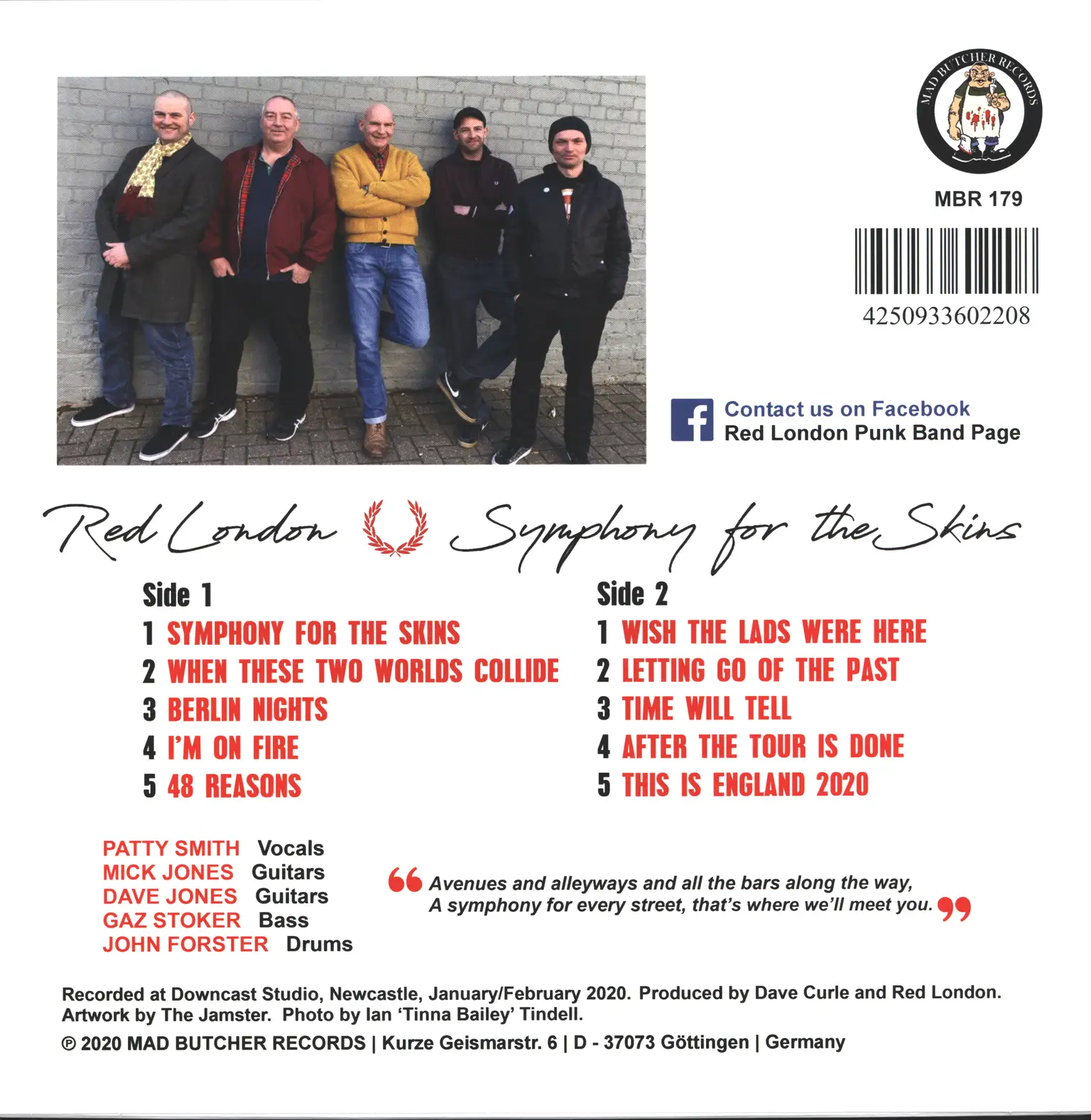 Red London: Symphony For The Skins, LP (Vinyl)
