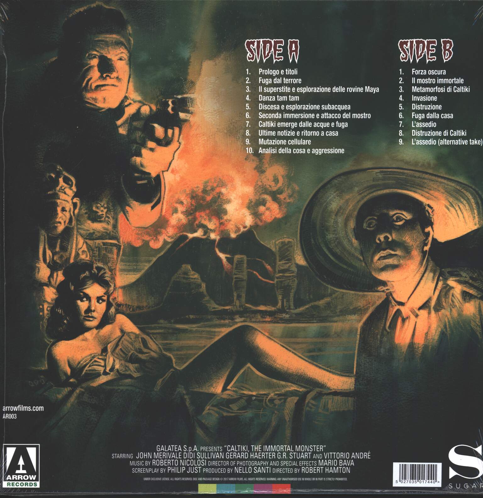 Roberto Nicolosi: Caltiki The Immortal Monster - Original Motion Picture Soundtrack, LP (Vinyl)