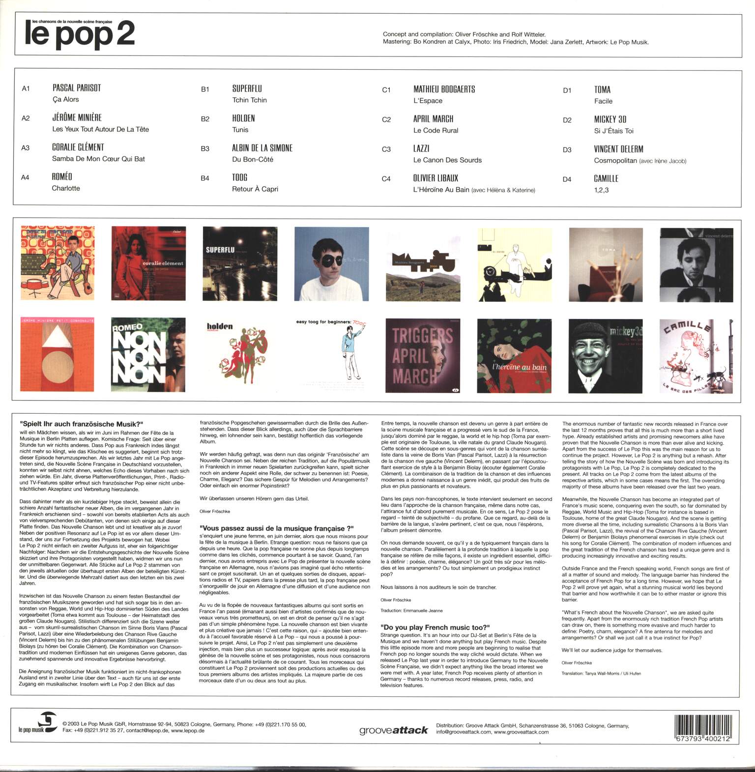 Various: Le Pop 2 - Les Chansons De La Nouvelle Scène Française, LP (Vinyl)