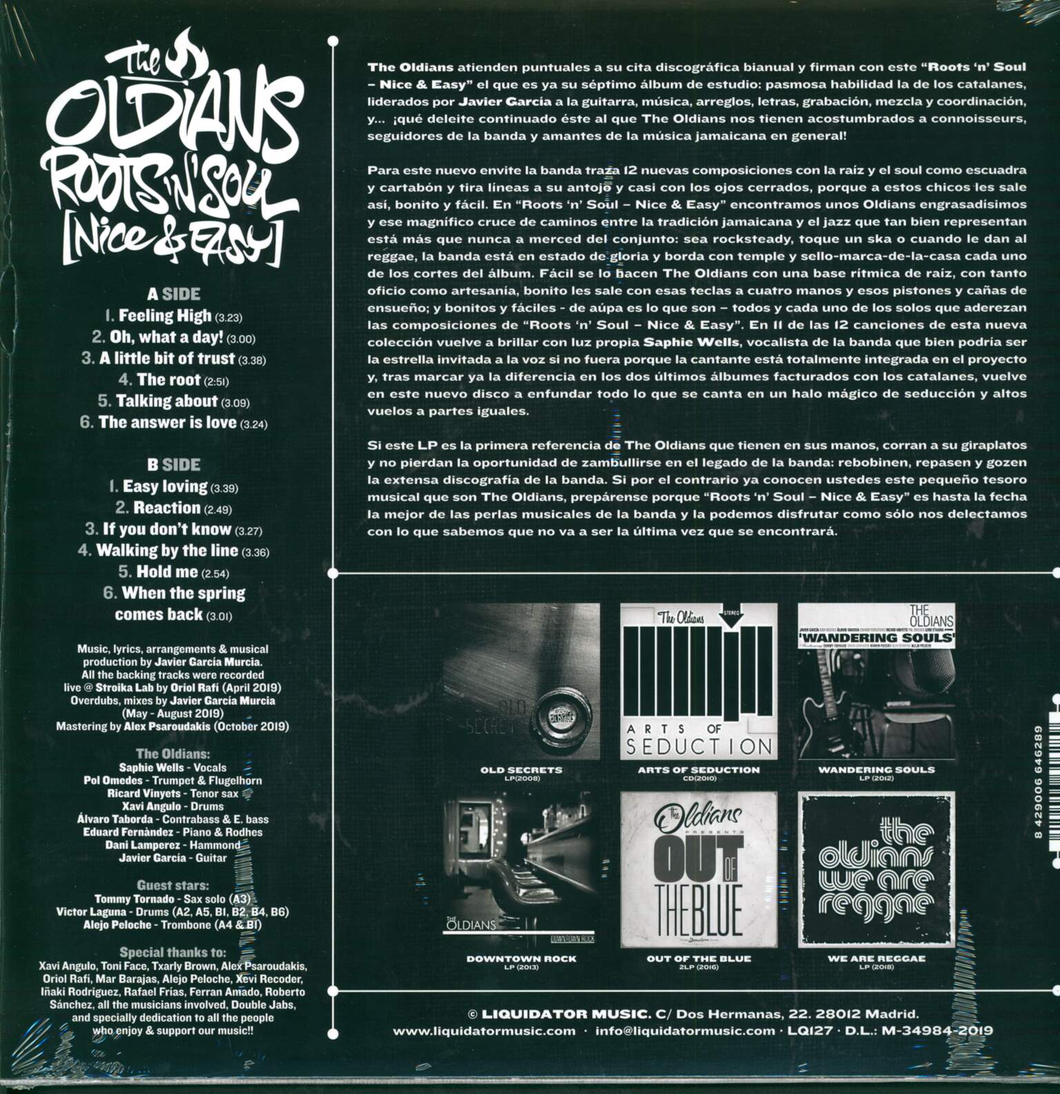 The Oldians: Roots’N’Soul (Nice & Easy), LP (Vinyl)