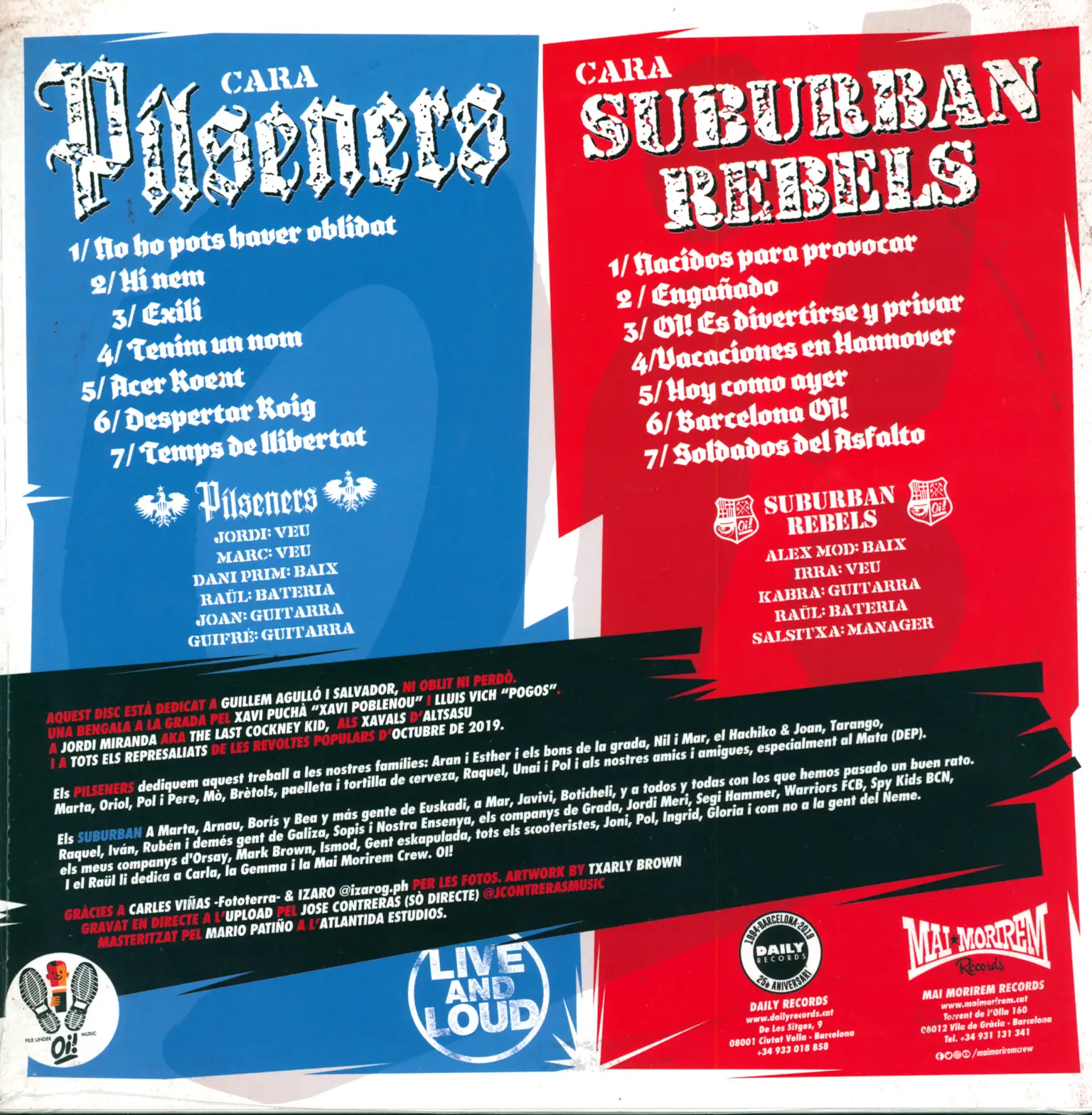 Pilseners: Live And Loud, LP (Vinyl)