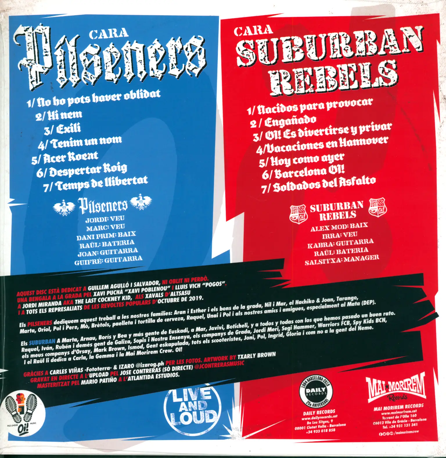 Pilseners: Live And Loud, LP (Vinyl)