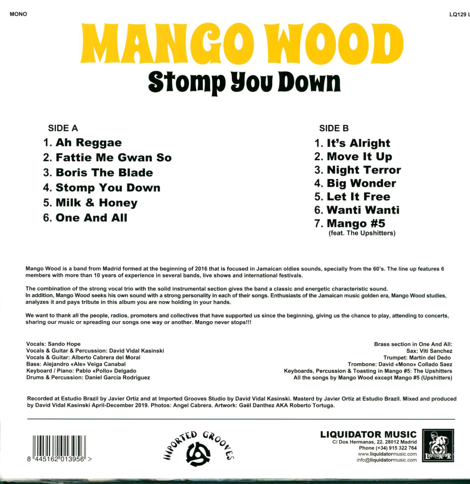Mango Wood: Stomp You Down, LP (Vinyl)