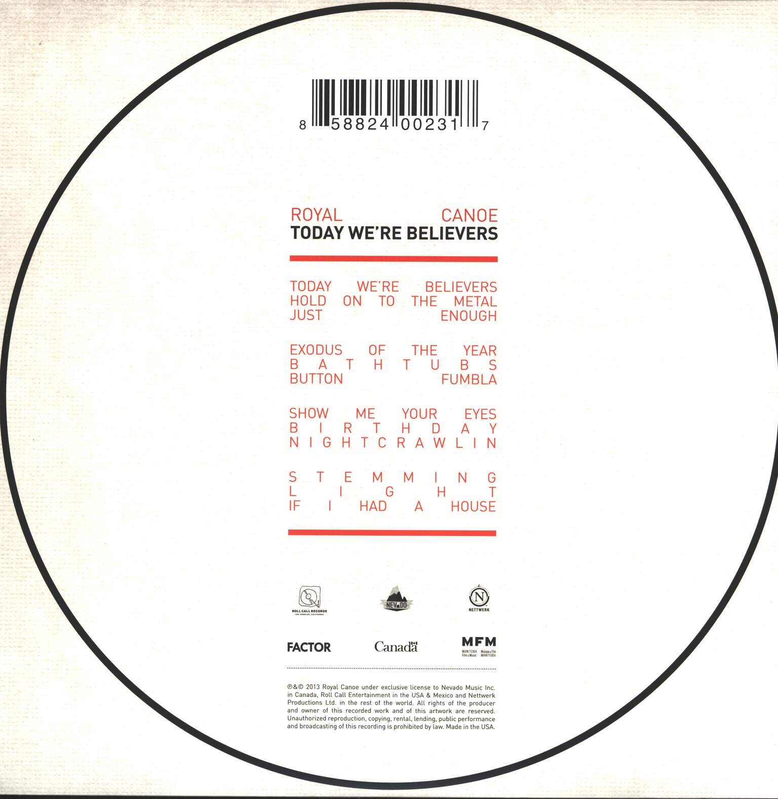 Royal Canoe: Today We're Believers, 2×LP (Vinyl)
