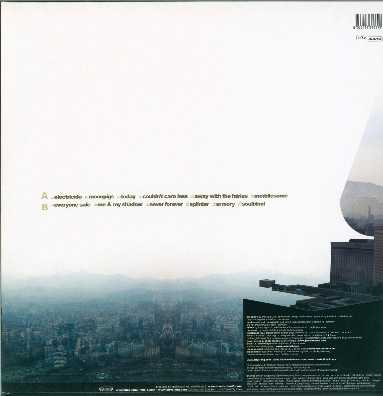 Blackmail: Aerial View, LP (Vinyl)