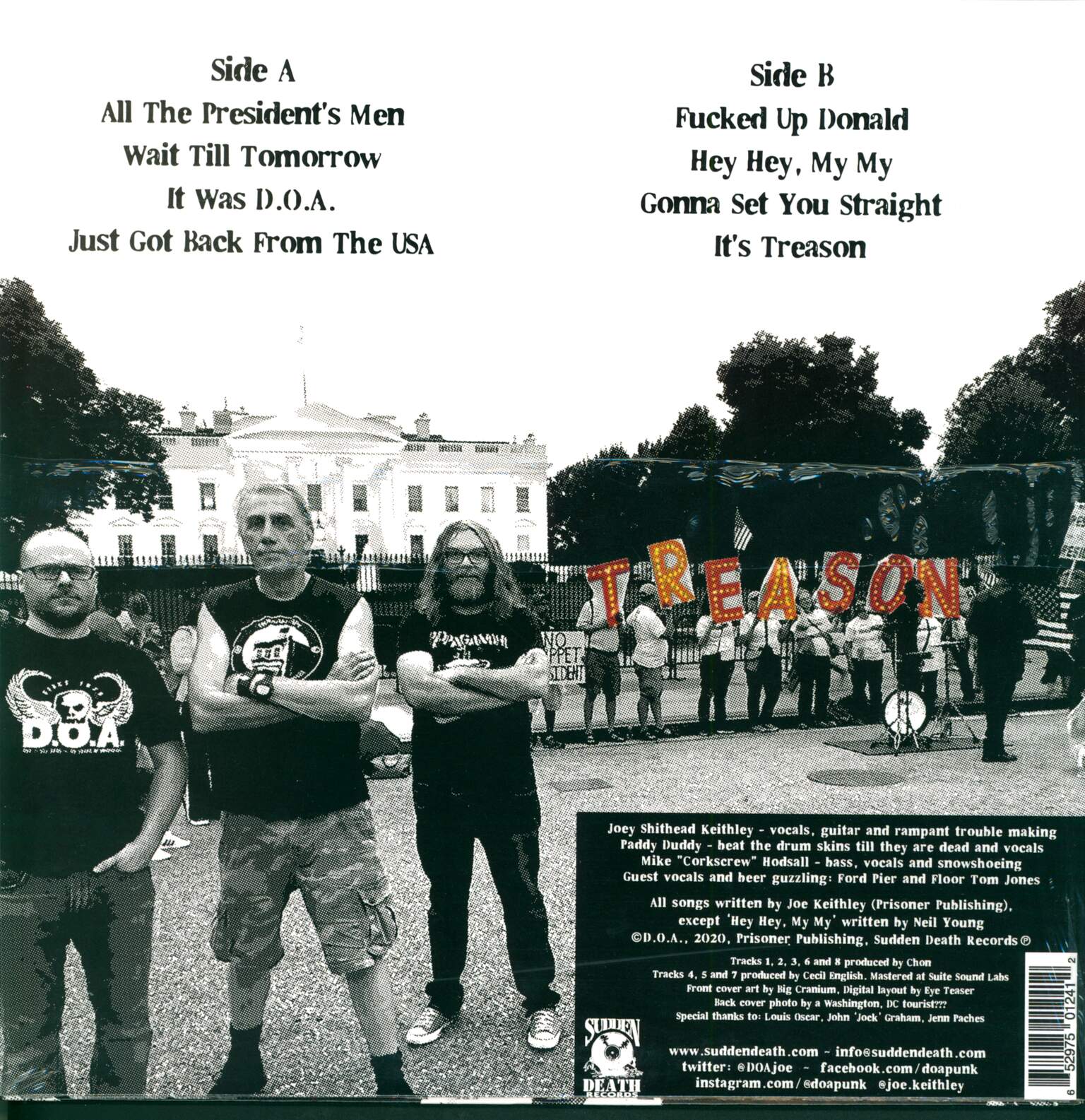 D.O.A.: Treason, LP (Vinyl)