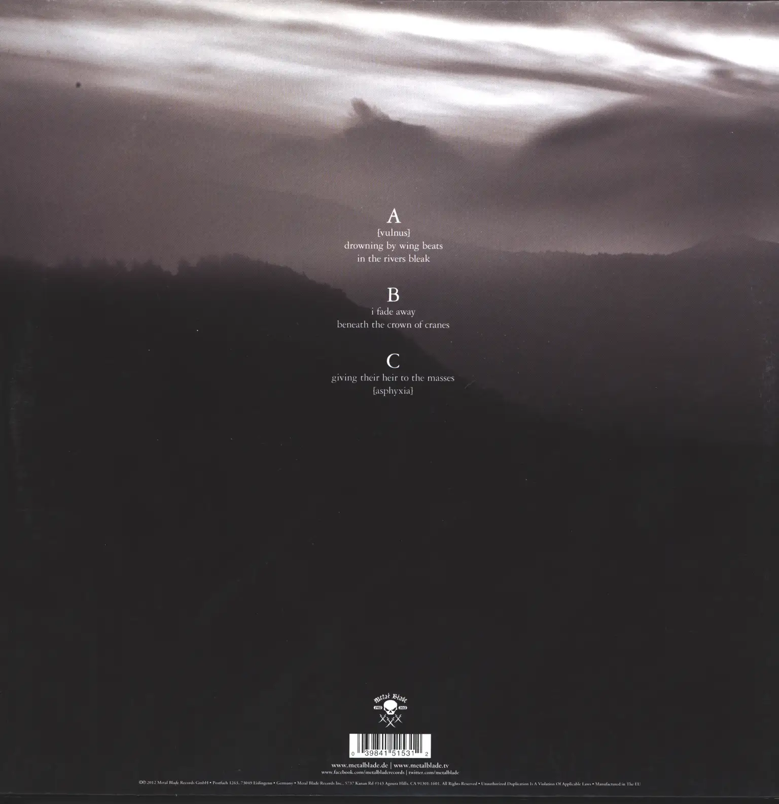 Downfall Of Gaia: Suffocating In The Swarm Of Cranes, 2×LP (Vinyl)