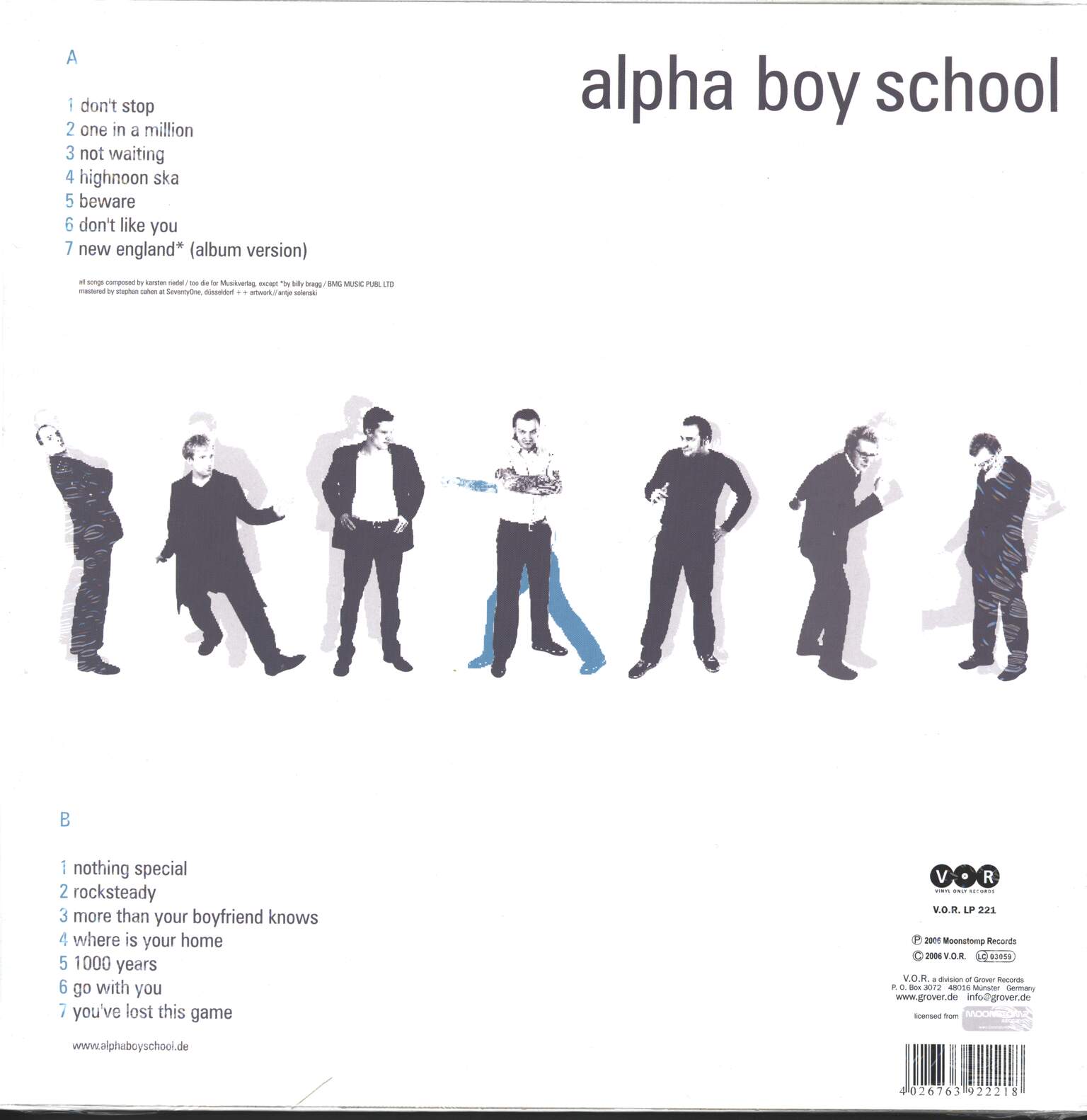 Alpha Boy School: One In A Million, LP (Vinyl)