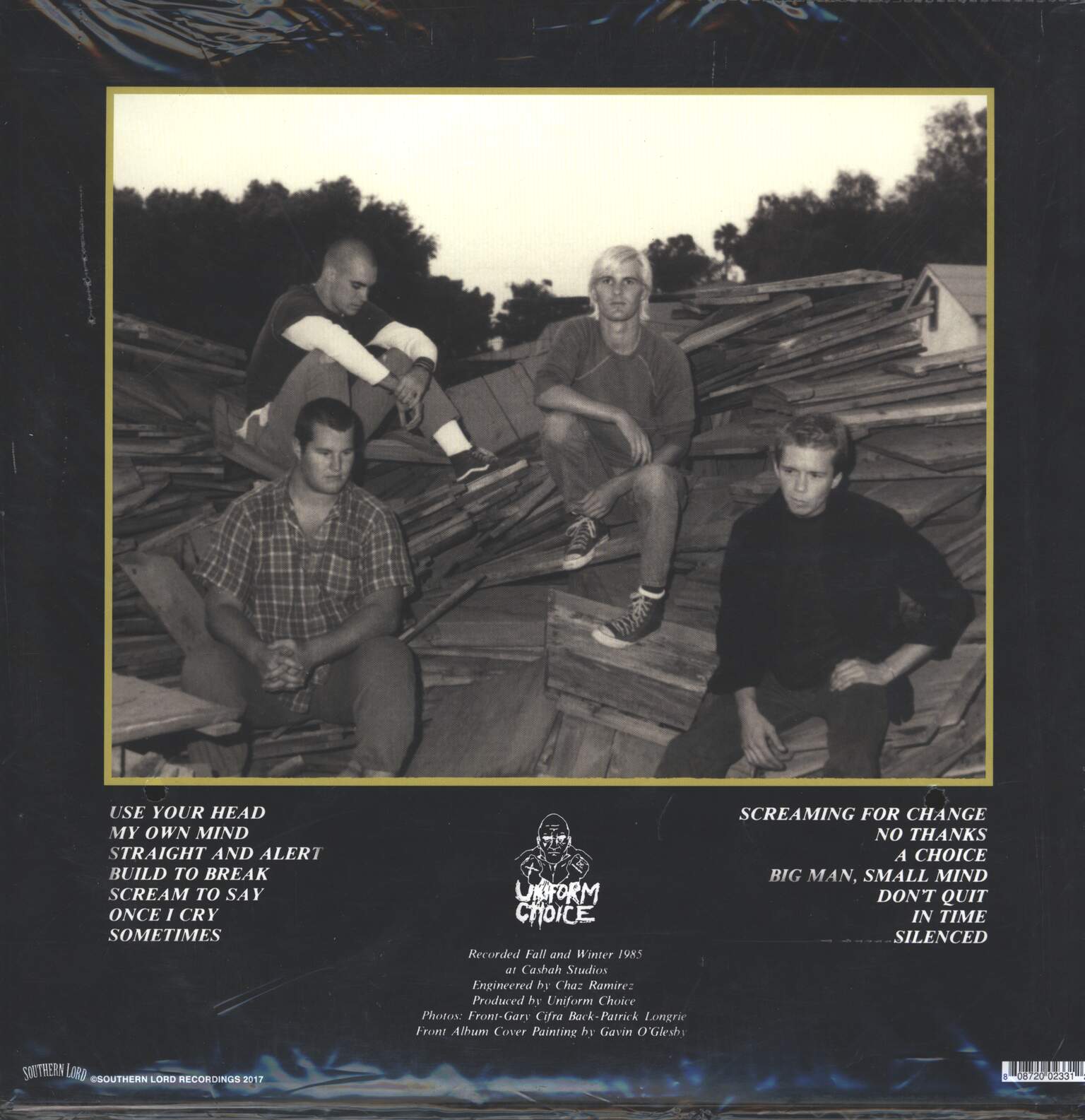 Uniform Choice: Screaming For Change, LP (Vinyl)