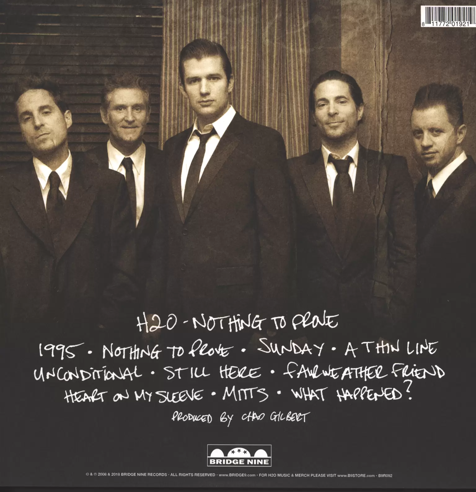 H2O: Nothing To Prove, LP (Vinyl)