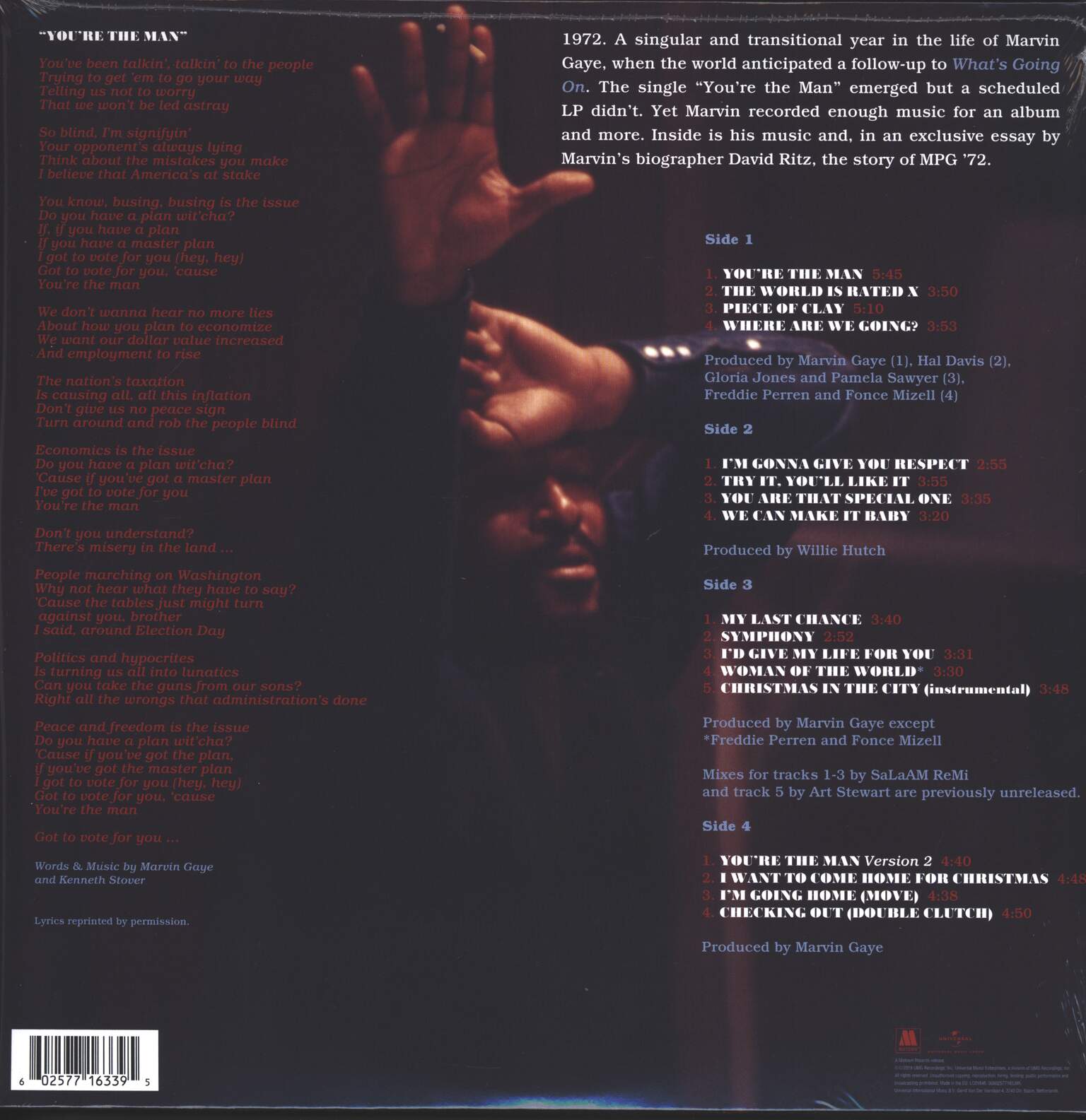 Marvin Gaye: You're The Man, 2×LP (Vinyl)