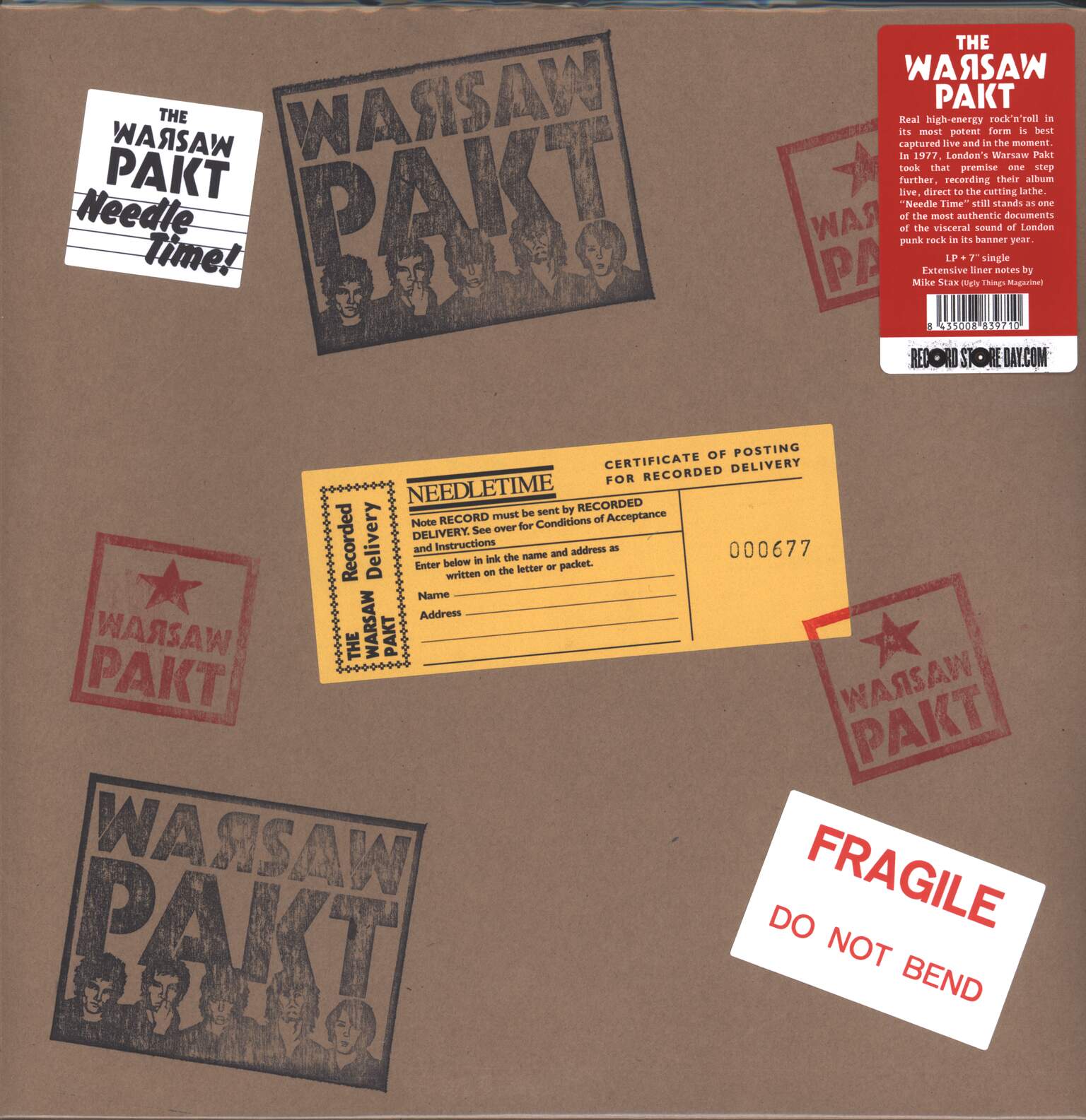 Warsaw Pakt: Needle Time, LP (Vinyl)