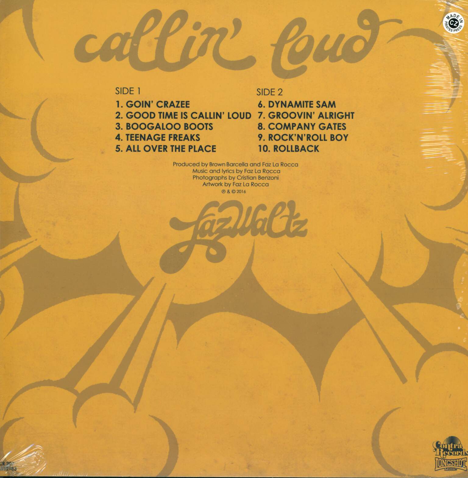 Faz Waltz: Callin' Loud, LP (Vinyl)