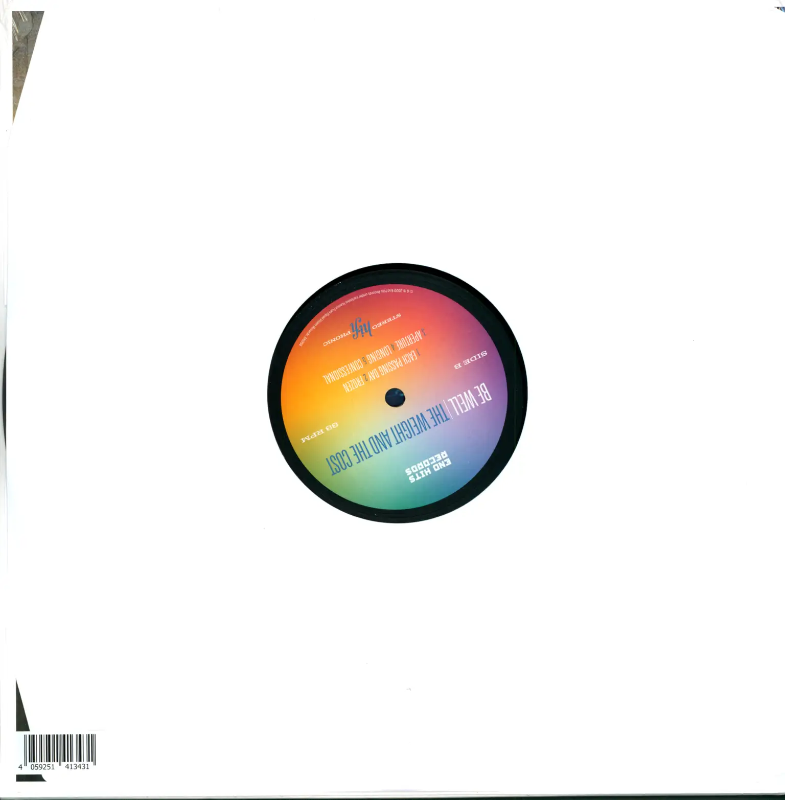 Be Well: The Weight And The Cost, LP (Vinyl)