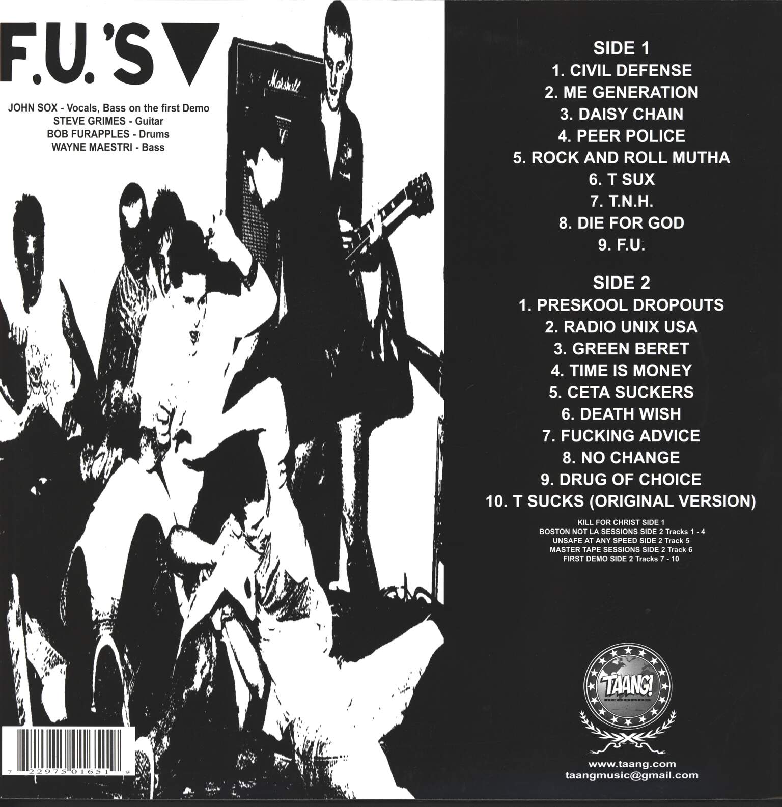 Fu's: Kill For Christ, LP (Vinyl)