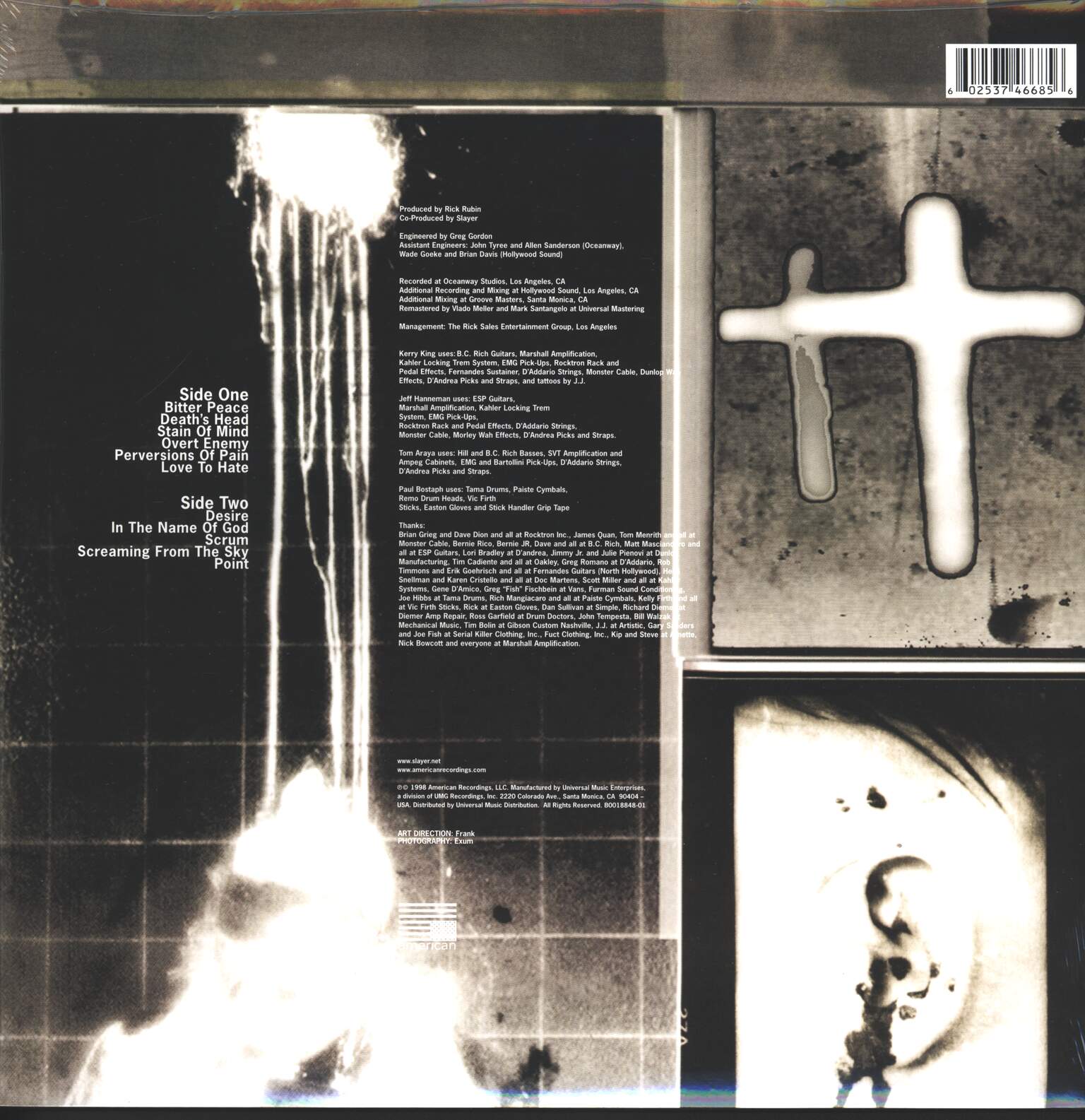 Slayer: Diabolus In Musica, LP (Vinyl)