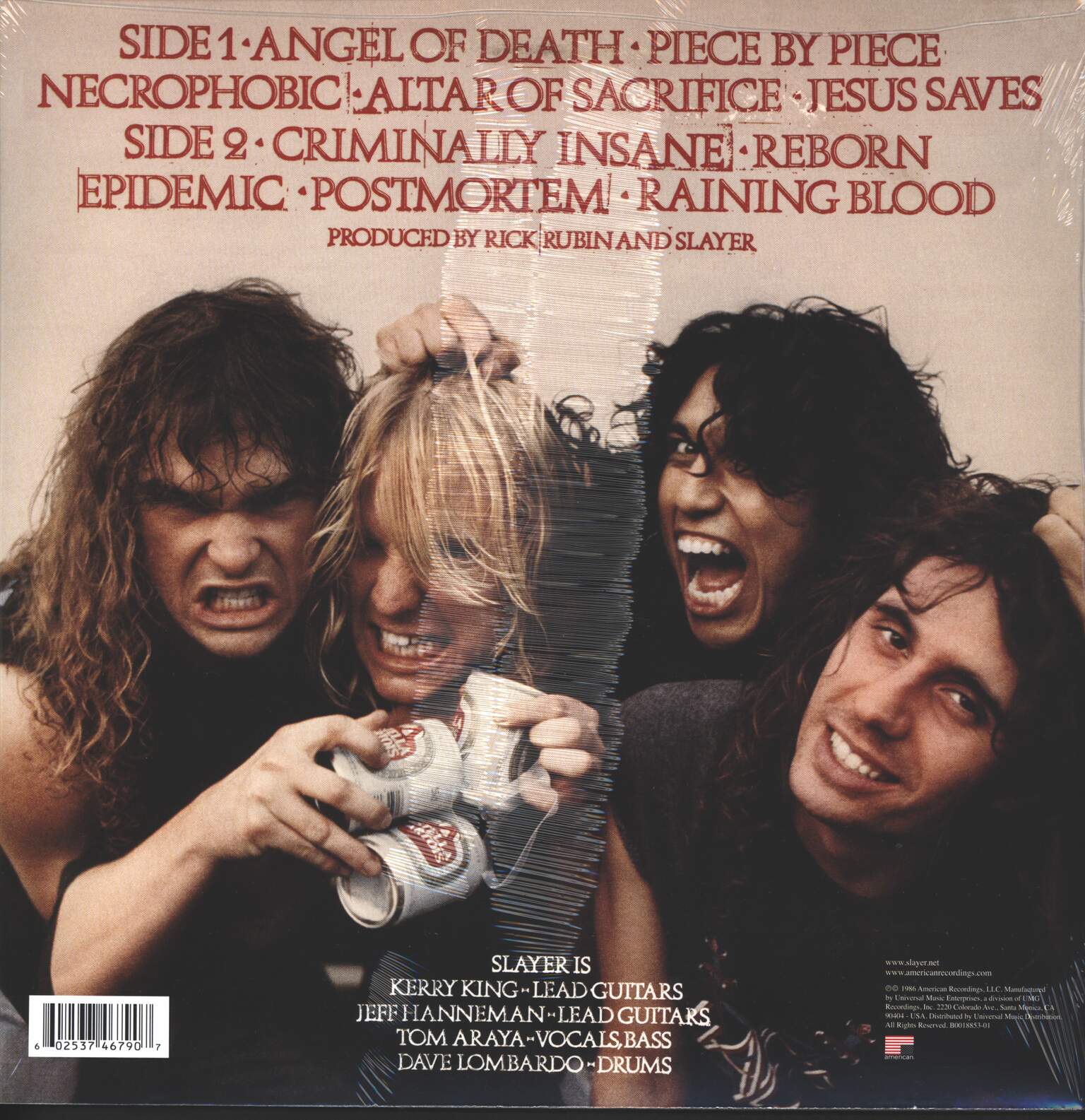 Slayer: Reign In Blood, LP (Vinyl)