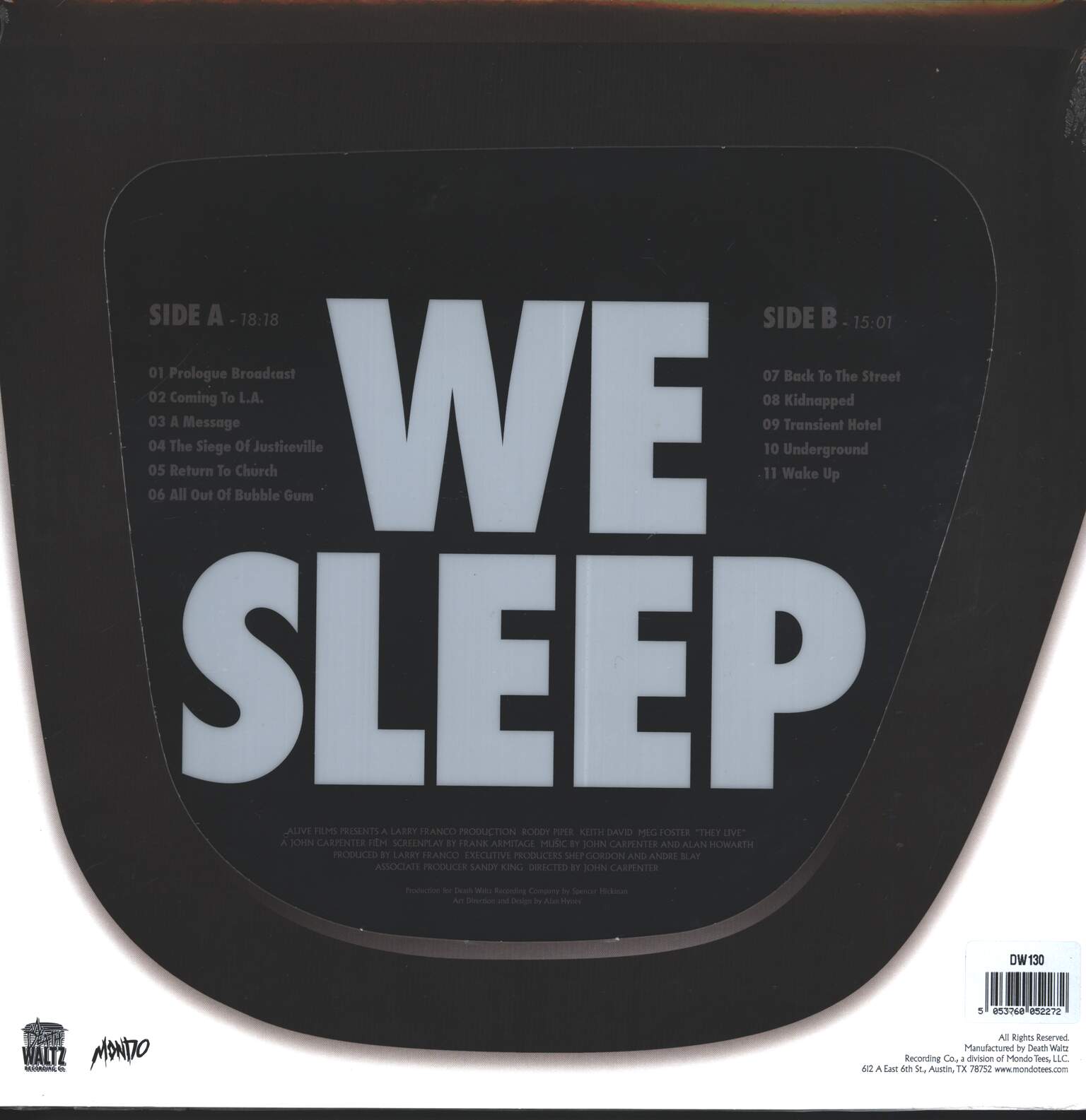 John Carpenter: They Live, LP (Vinyl)