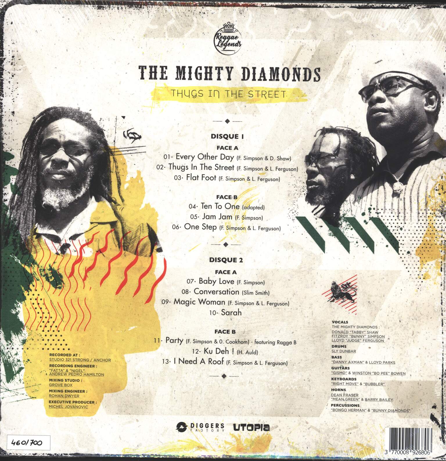 The Mighty Diamonds: Thugs In The Street, 2×LP (Vinyl)