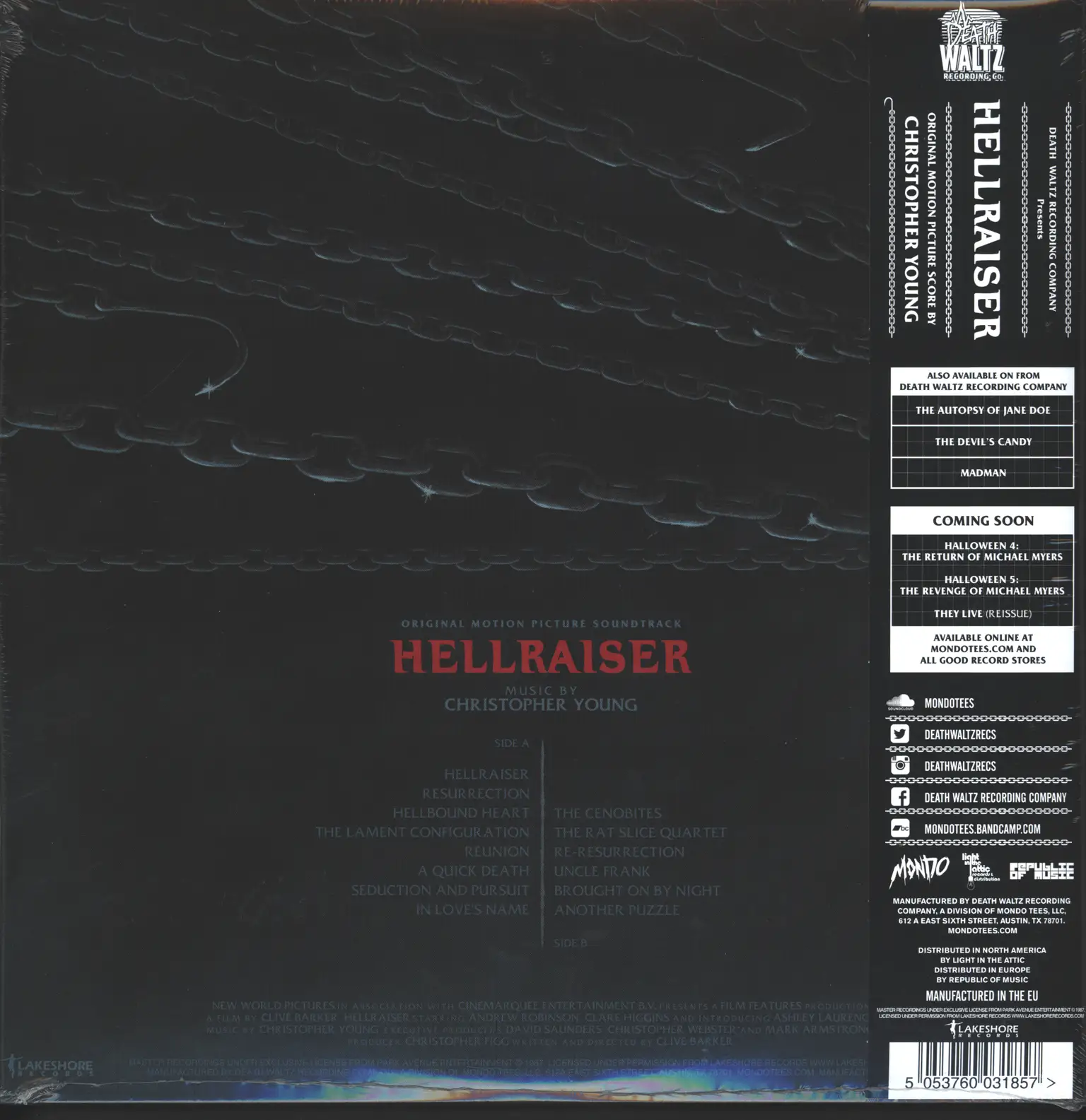 Christopher Young: Hellraiser (Original Motion Picture Score), LP (Vinyl)